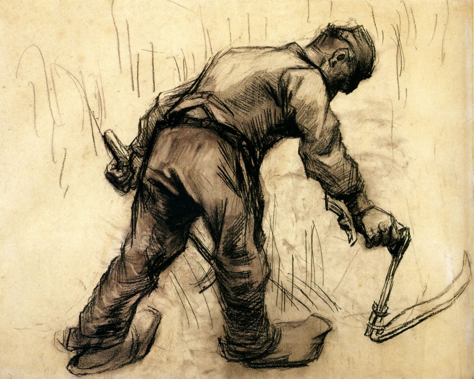 Reaper by Vincent van Gogh