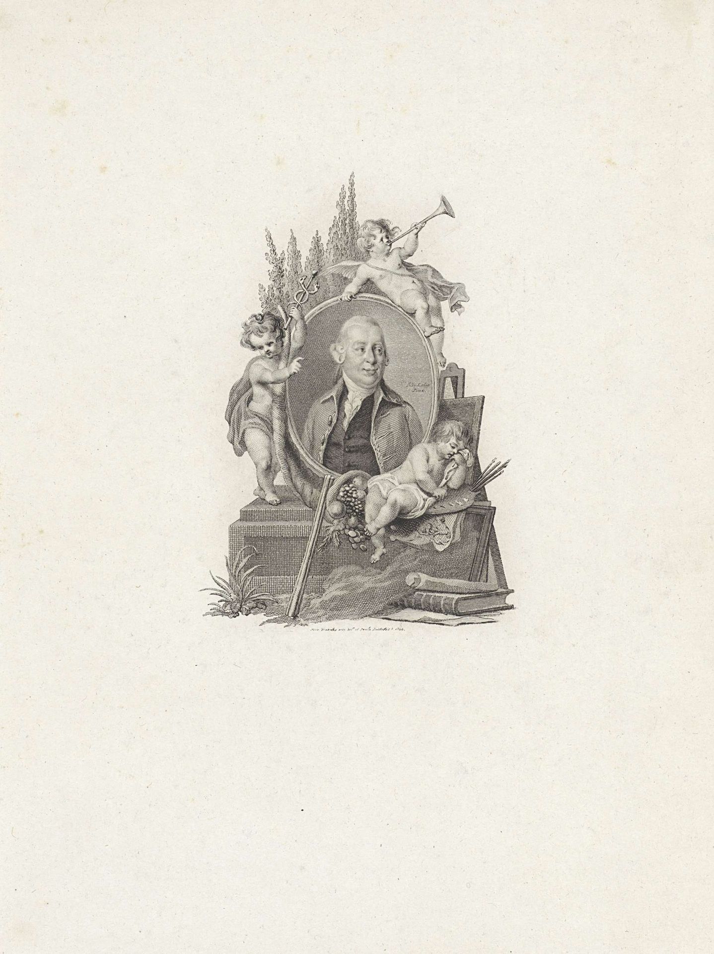 Portret van Jan Gildemeester Jansz by Reinier Vinkeles