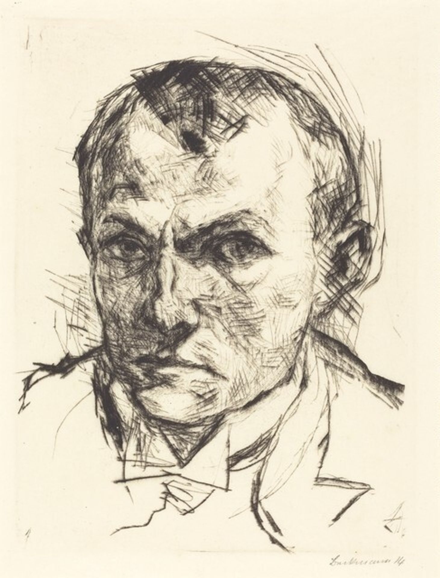 Self-Portrait by Max Beckmann