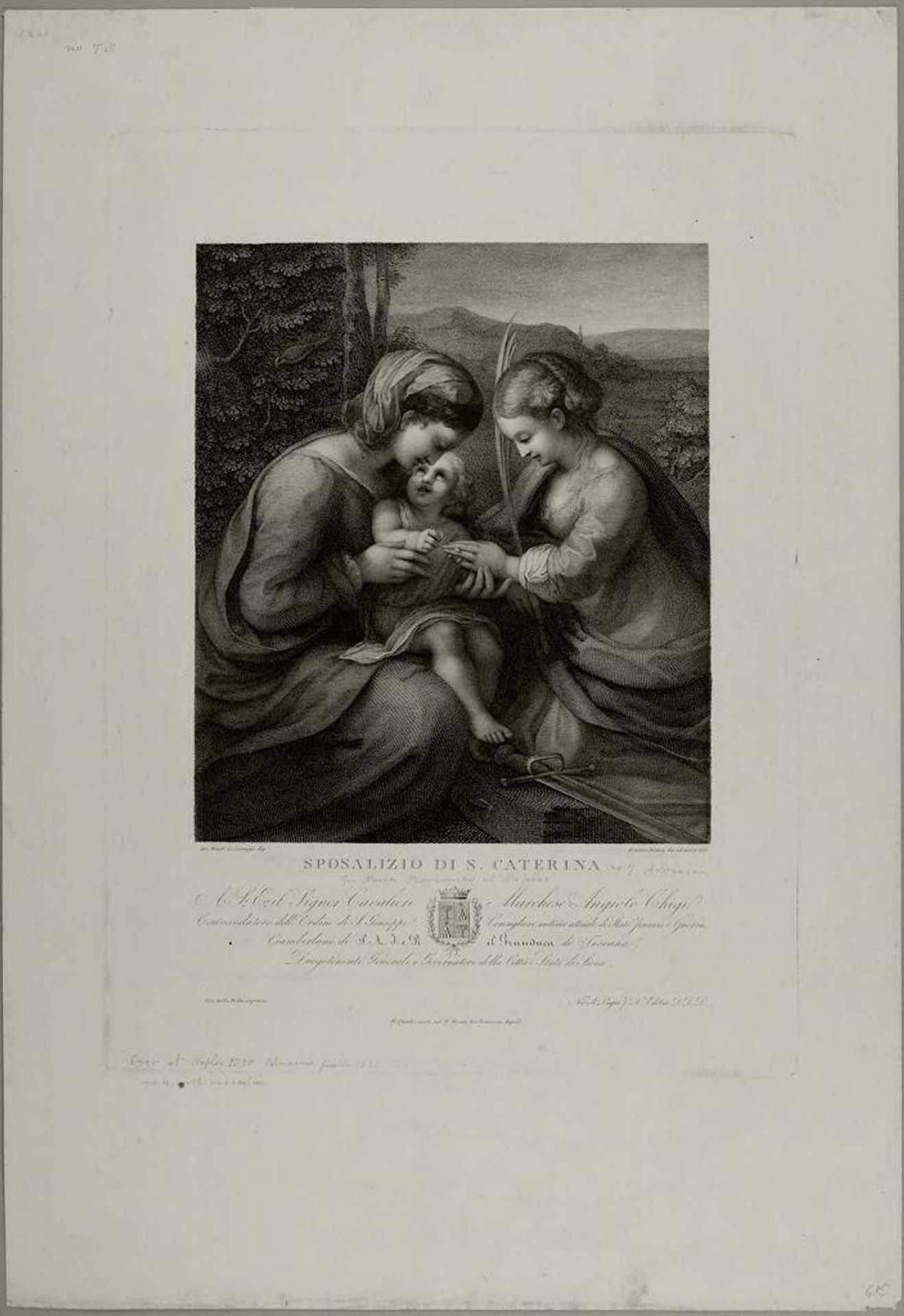 Marriage of Saint Catherine by George Jakob Felsing