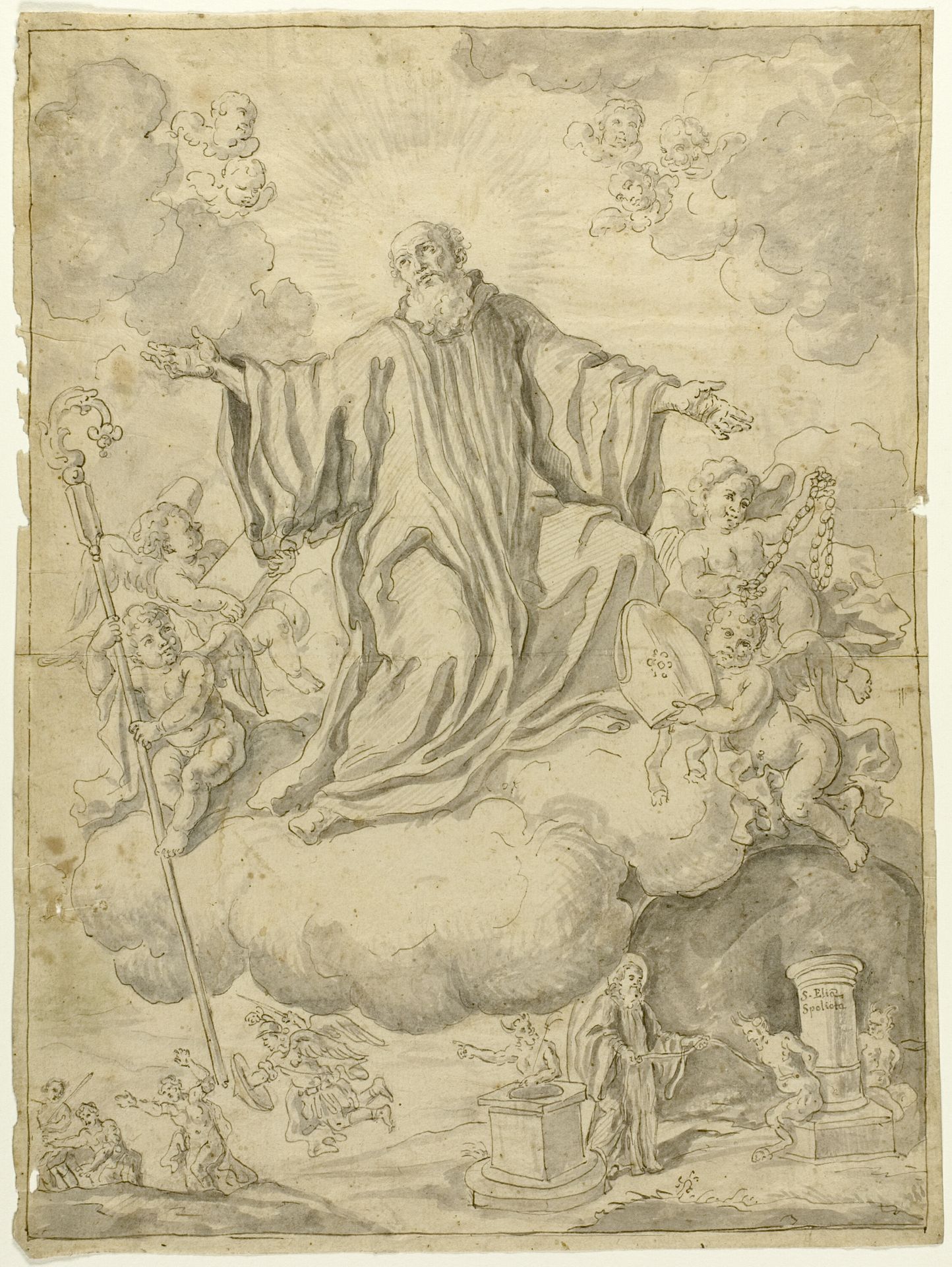 Apotheosis of Saint Elias by Anonymous