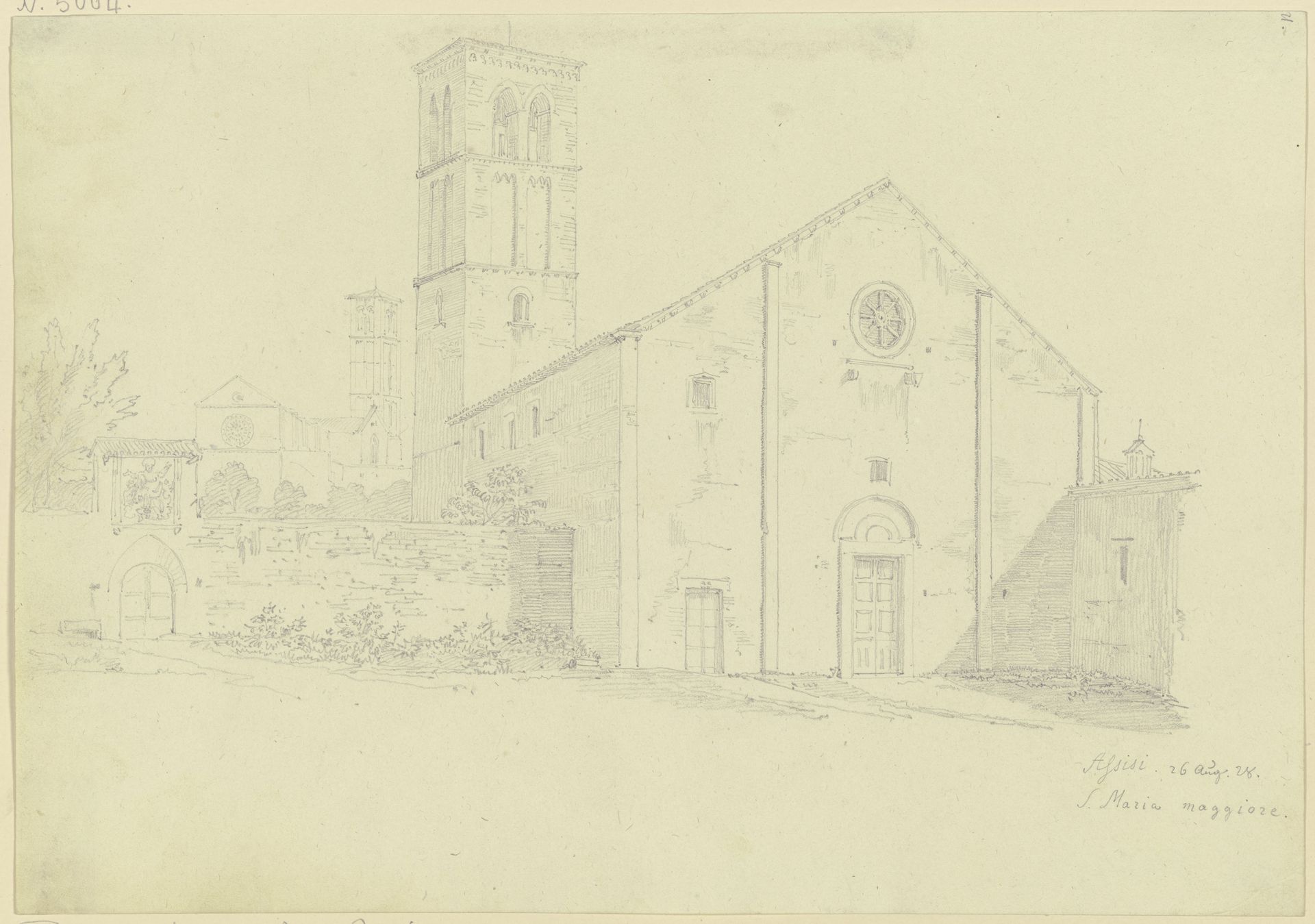 S. Maria Maggiore in Assisi by Friedrich Maximilian Hessemer