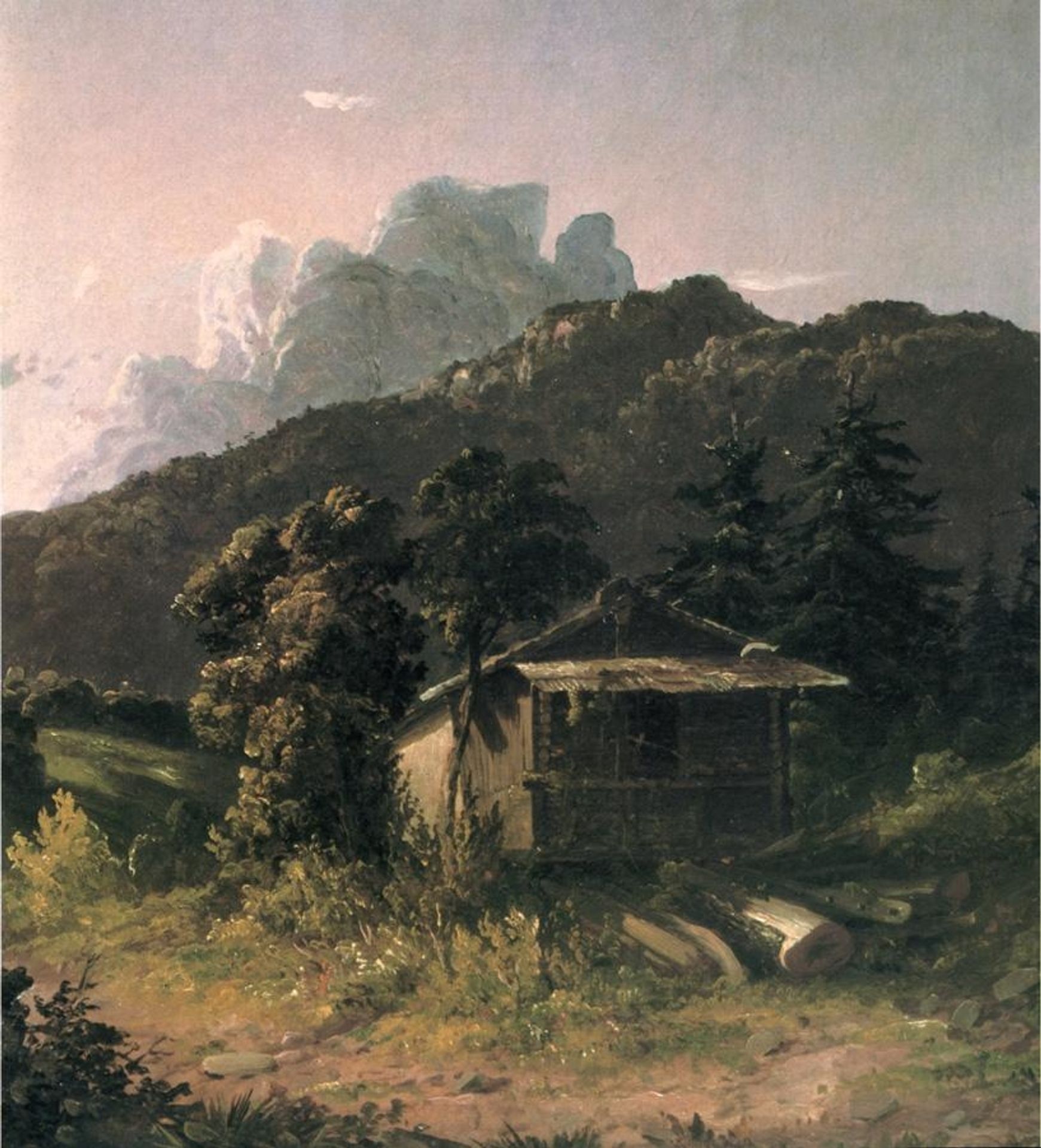 House in the Adirondacks by David Johnson