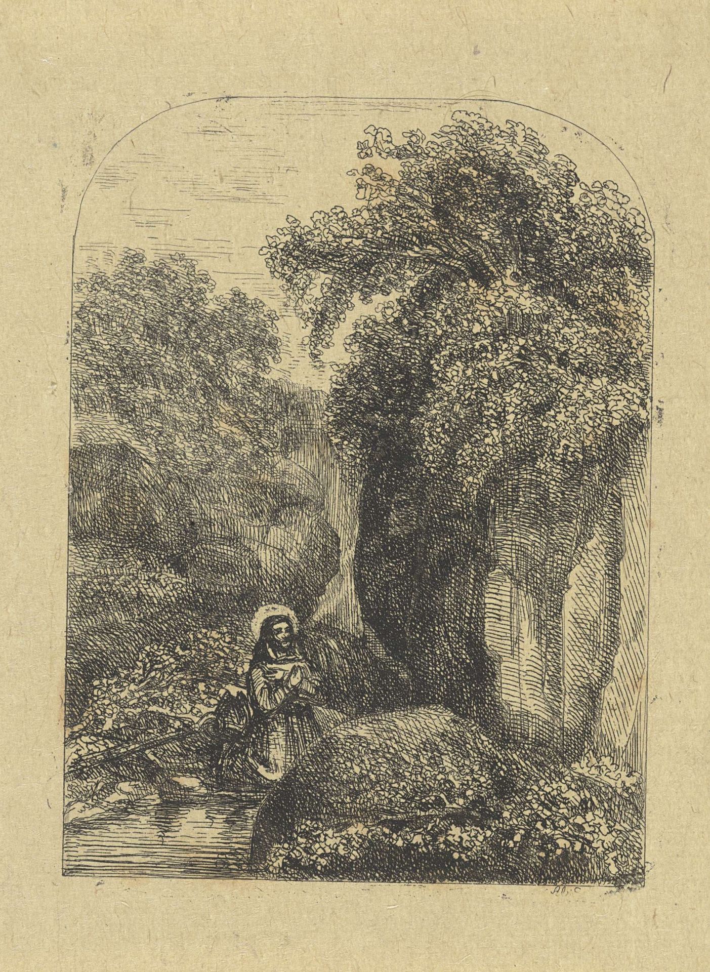 Bidprent ter nagedachtenis van Joannes Arnoldus Schaepkens, de vader van de kunstenaar by Alexander Schaepkens