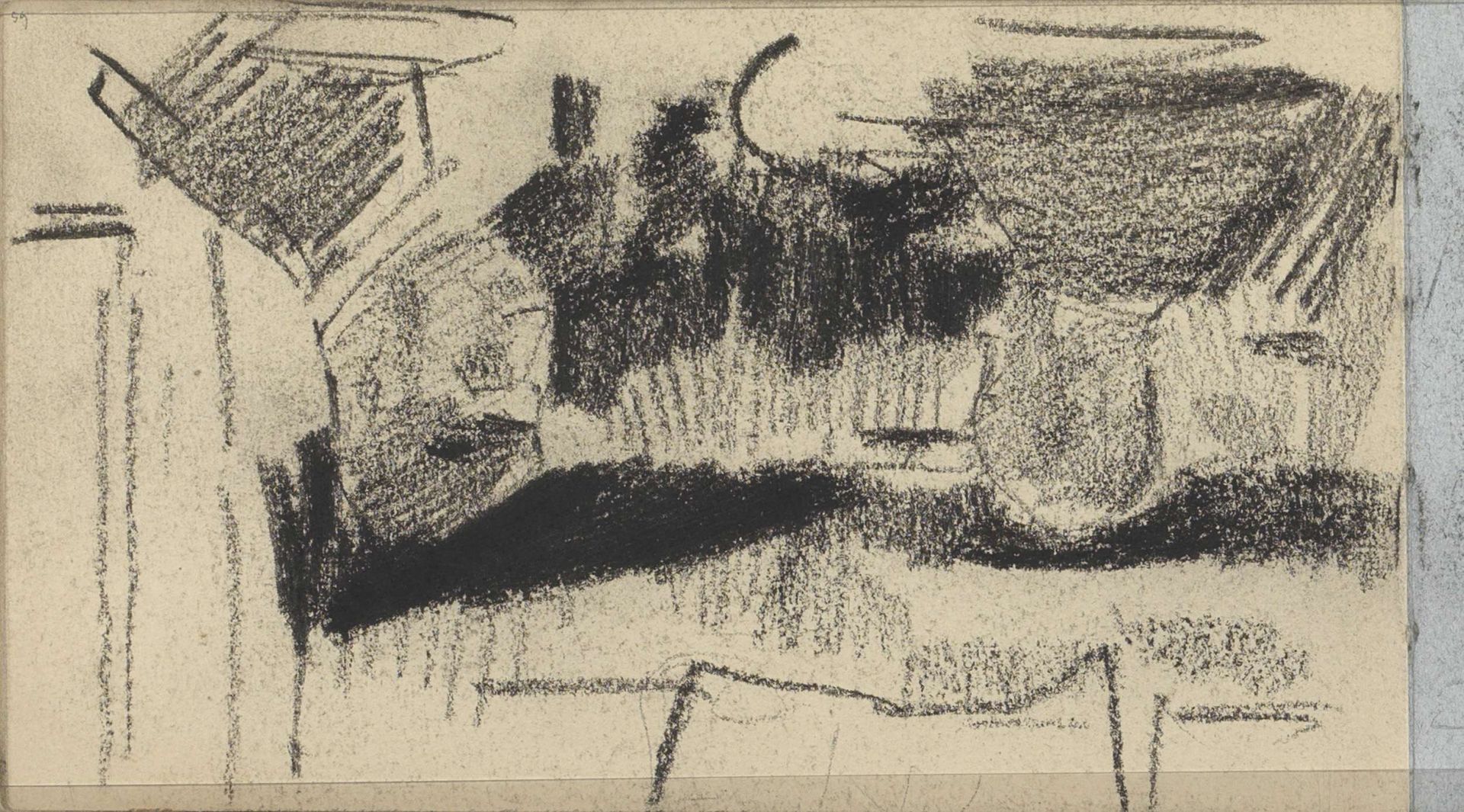 Twee mannen, mogelijk in een etablissement by George Hendrik Breitner