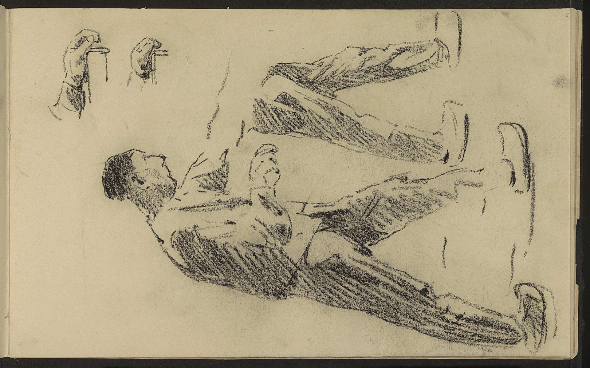 Dorpssmid aan het werk (Bram) by Willem Witsen