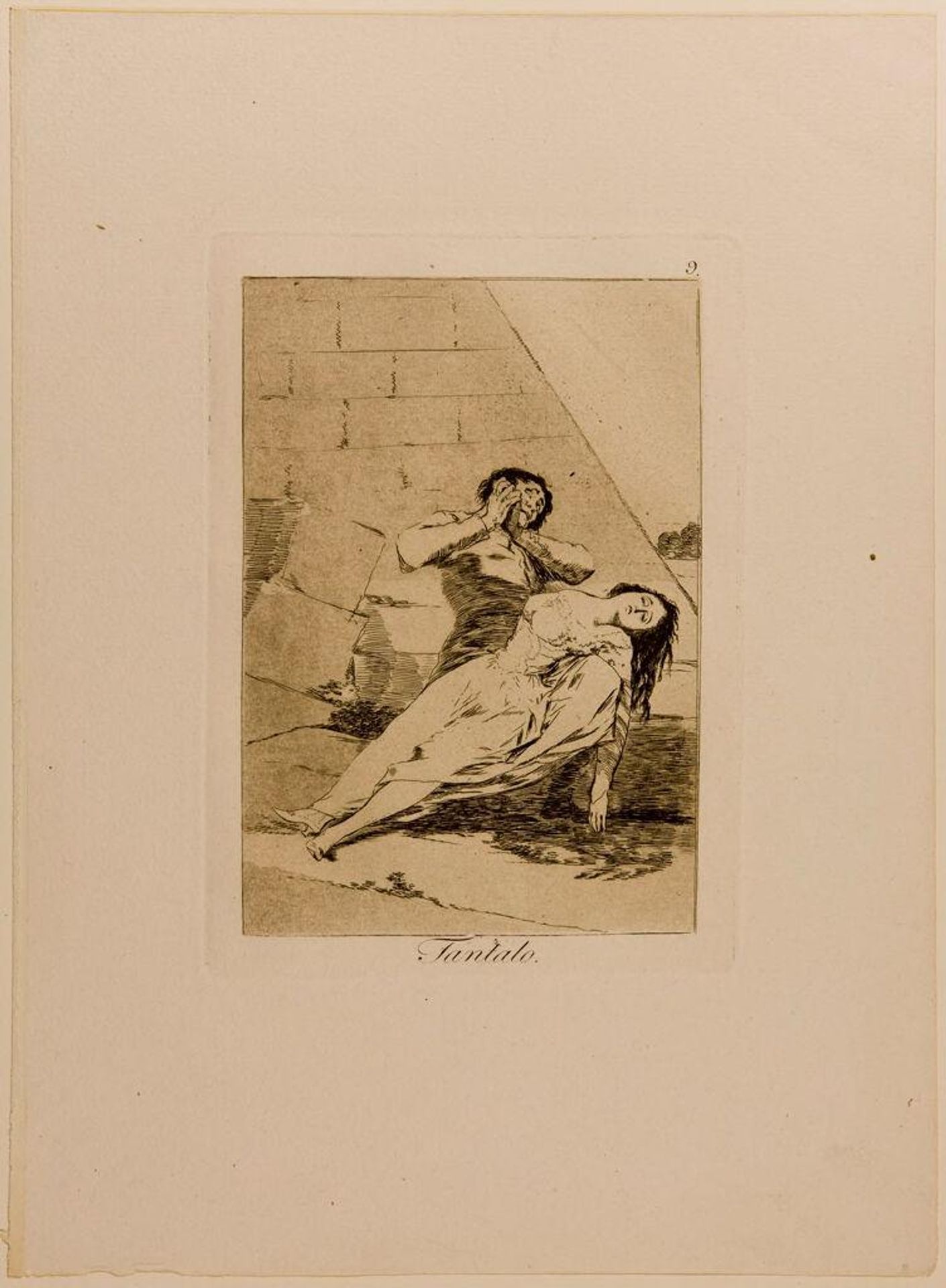 Tantalus by Francisco JosÃ© de Goya y Lucientes