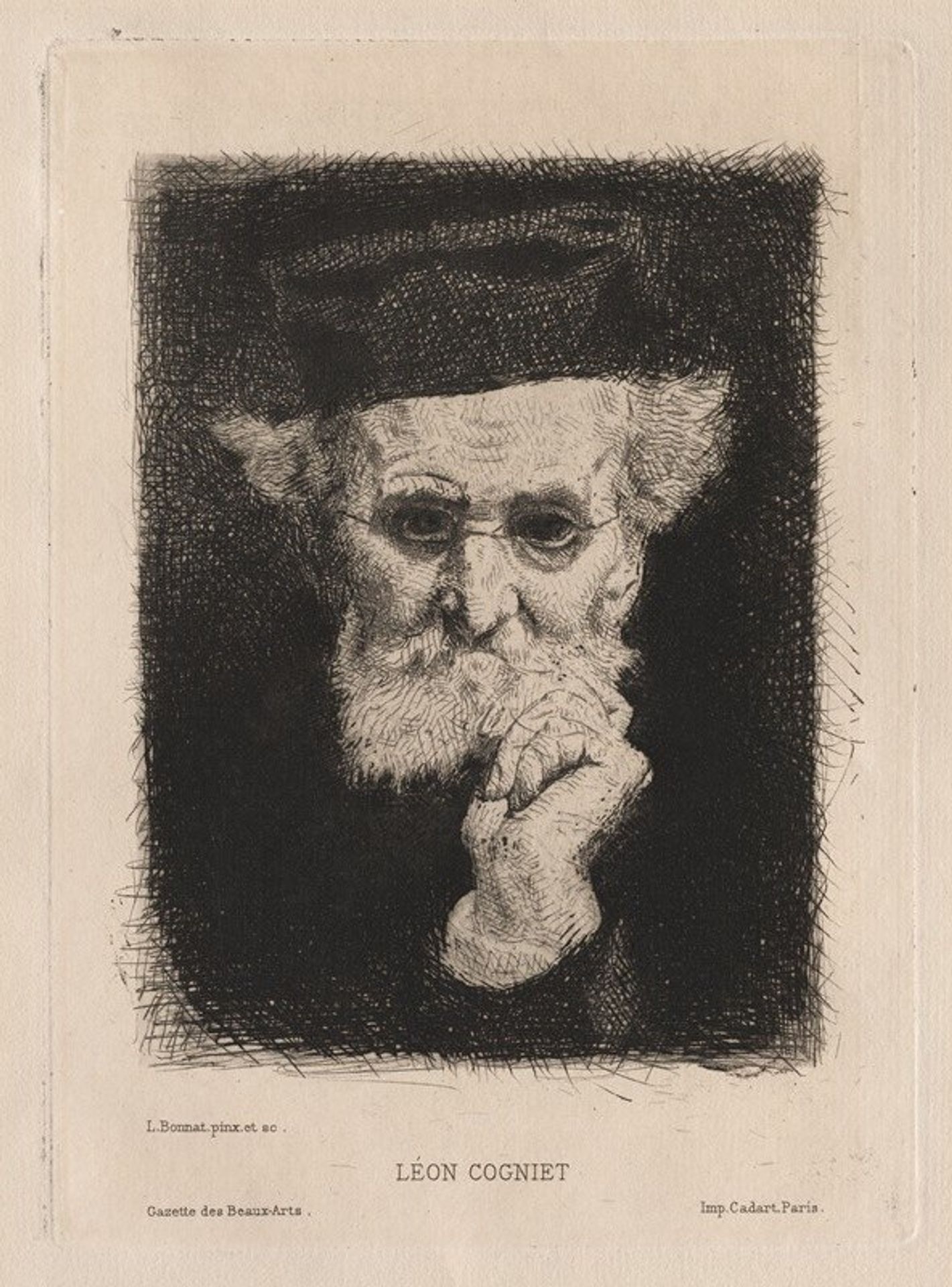 Léon Cogniet by Léon Bonnat