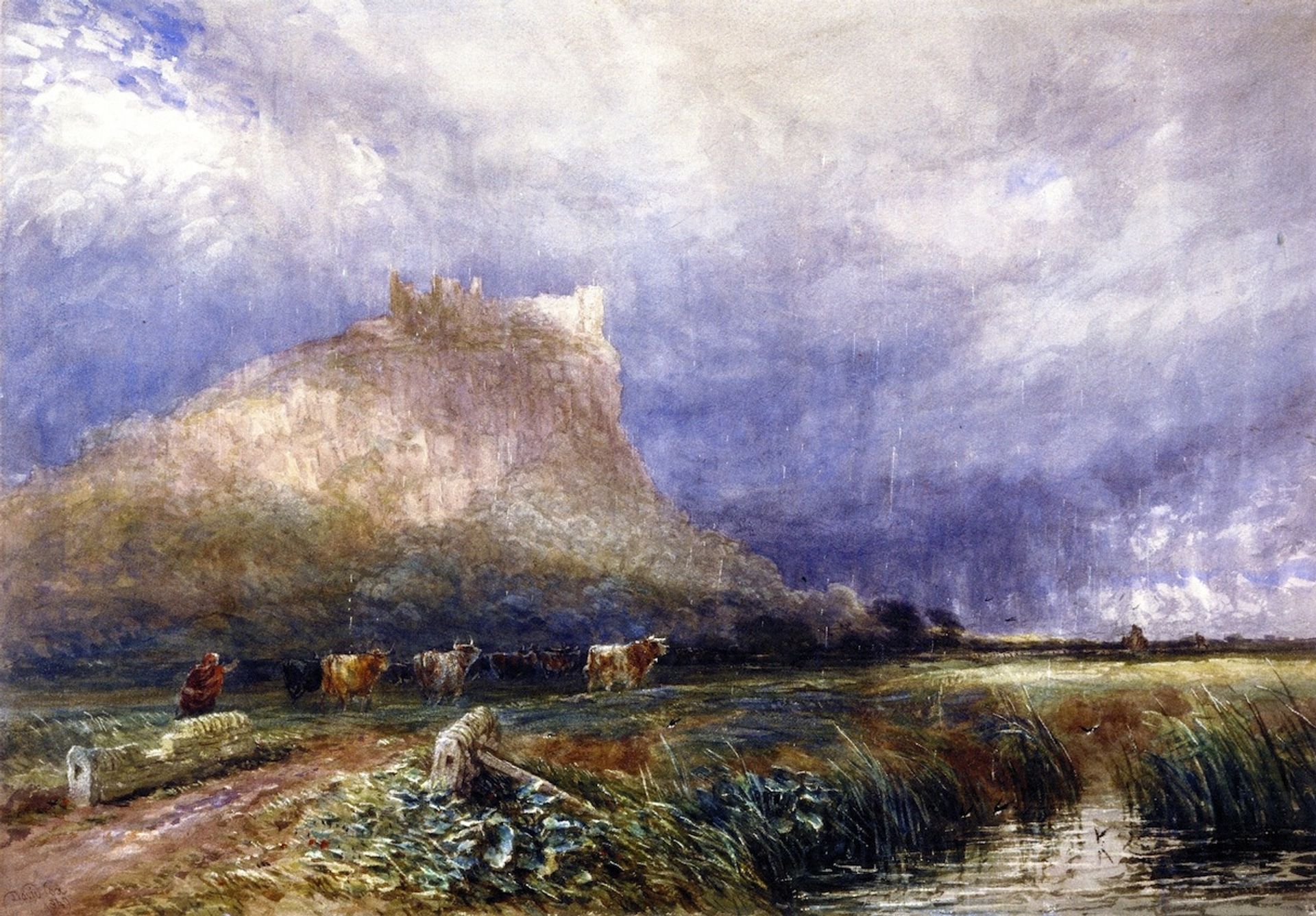 Beeston Castle, Cheshire by David Cox