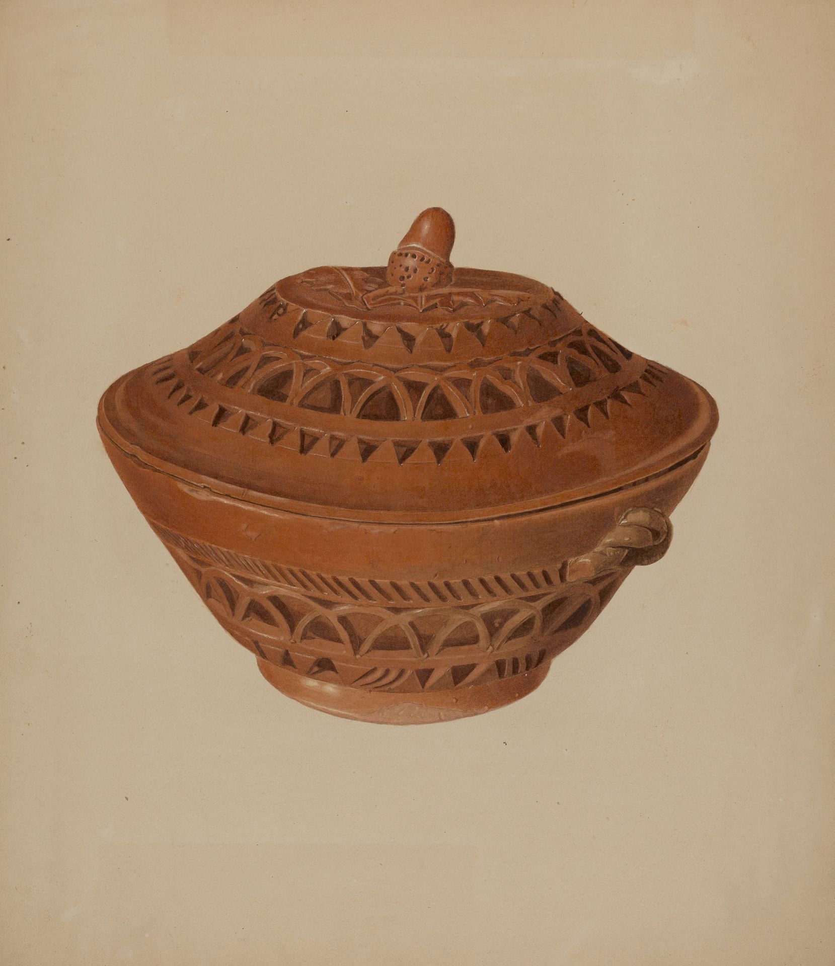Pa. German Bowl by Alvin Shiren