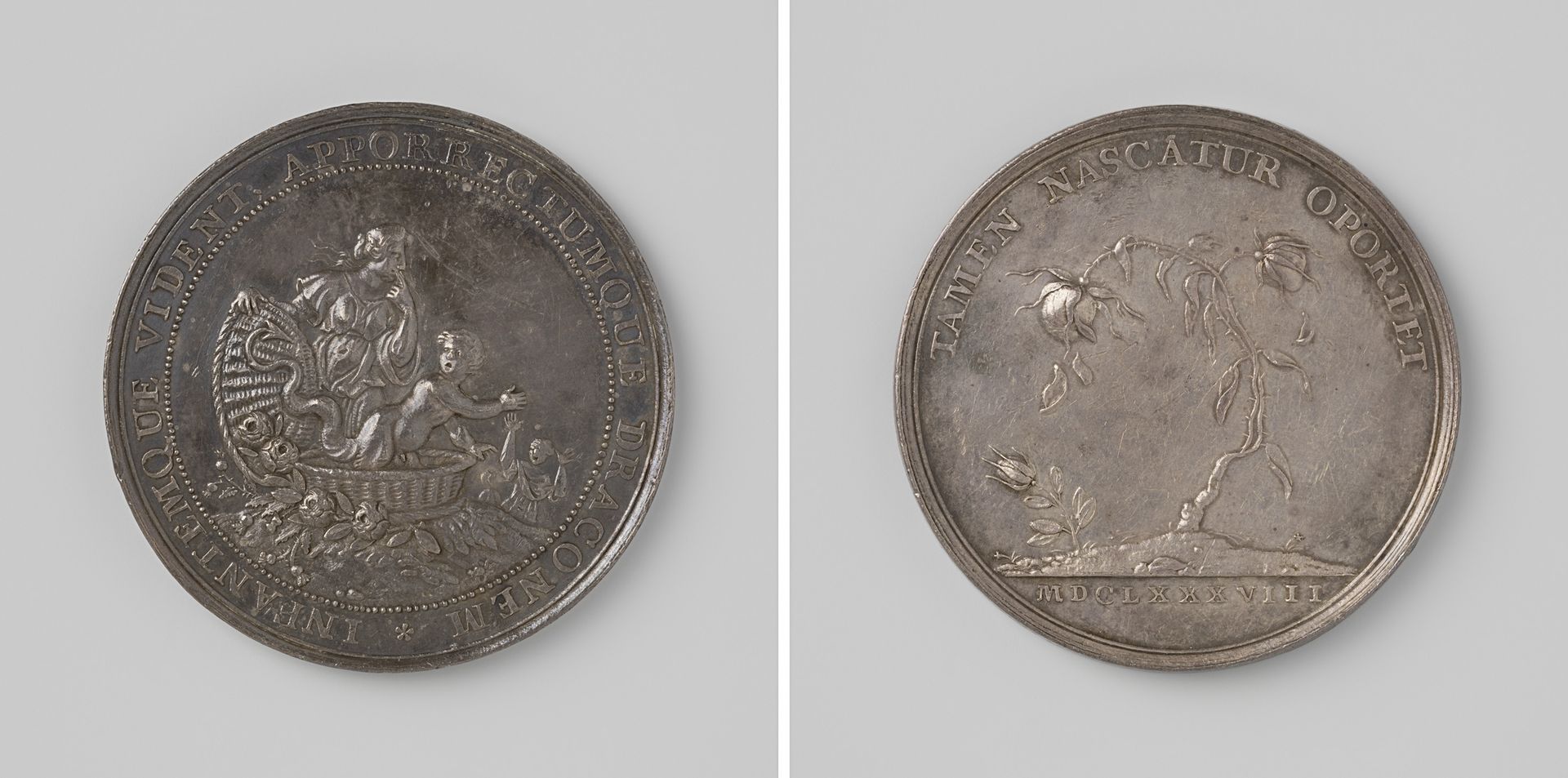 Geboorte van Jacobus Frans Eduard, prins van Wales by Jan (I) Smeltzing