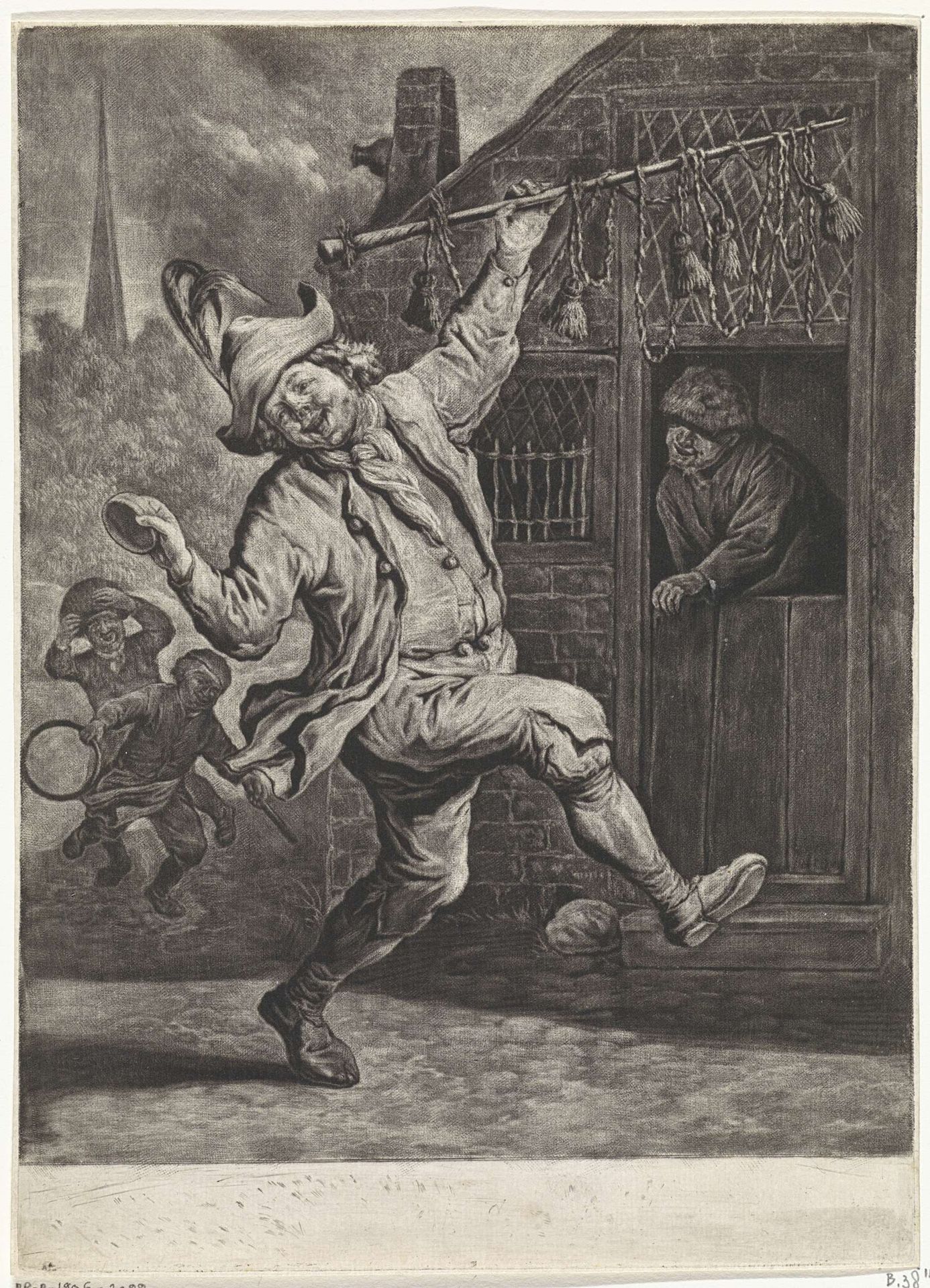 De likdoornsnijder, ca. 1700 by Cornelis Dusart