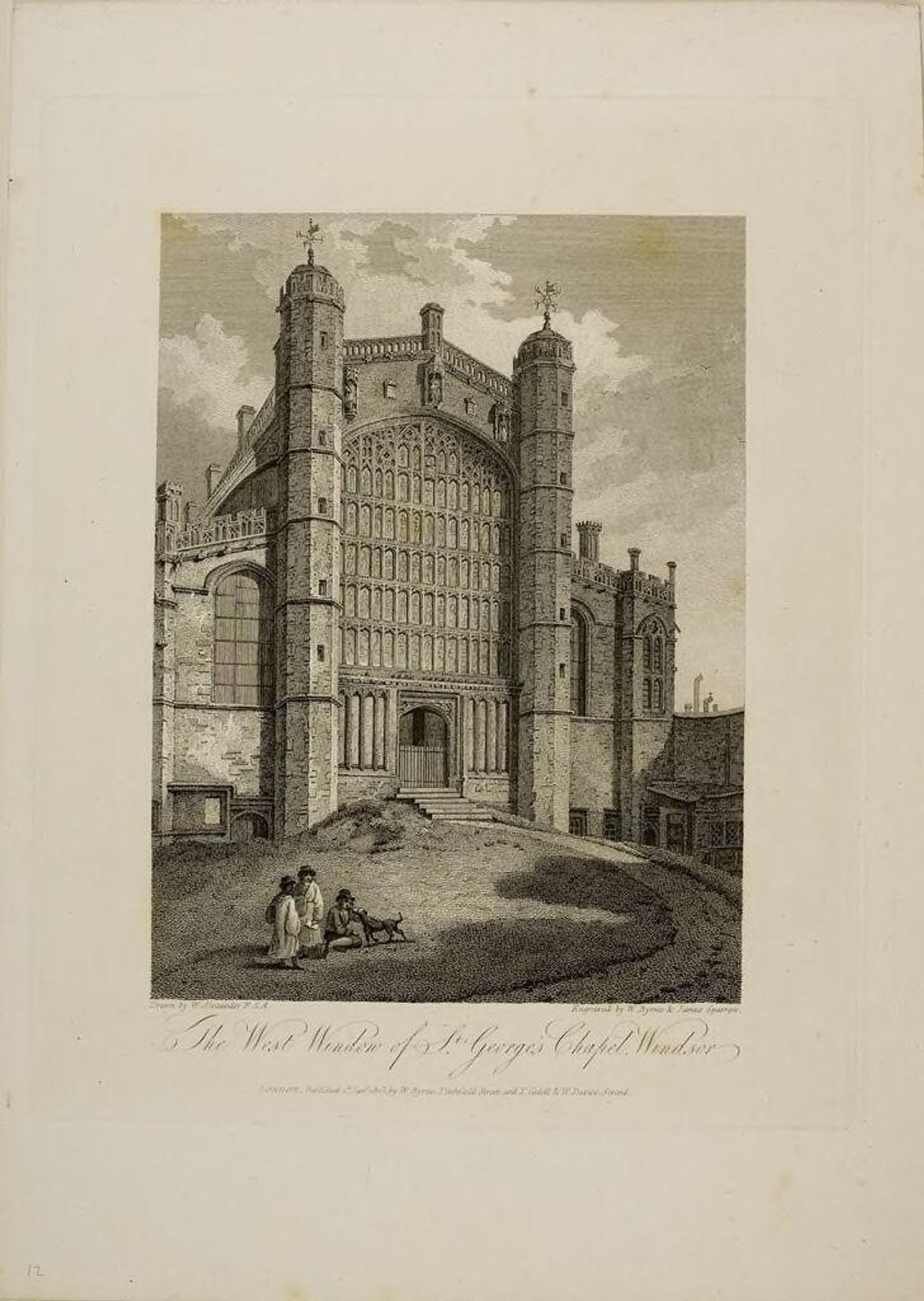 West Window of S. George's Chapel, Windsor by William Byrne