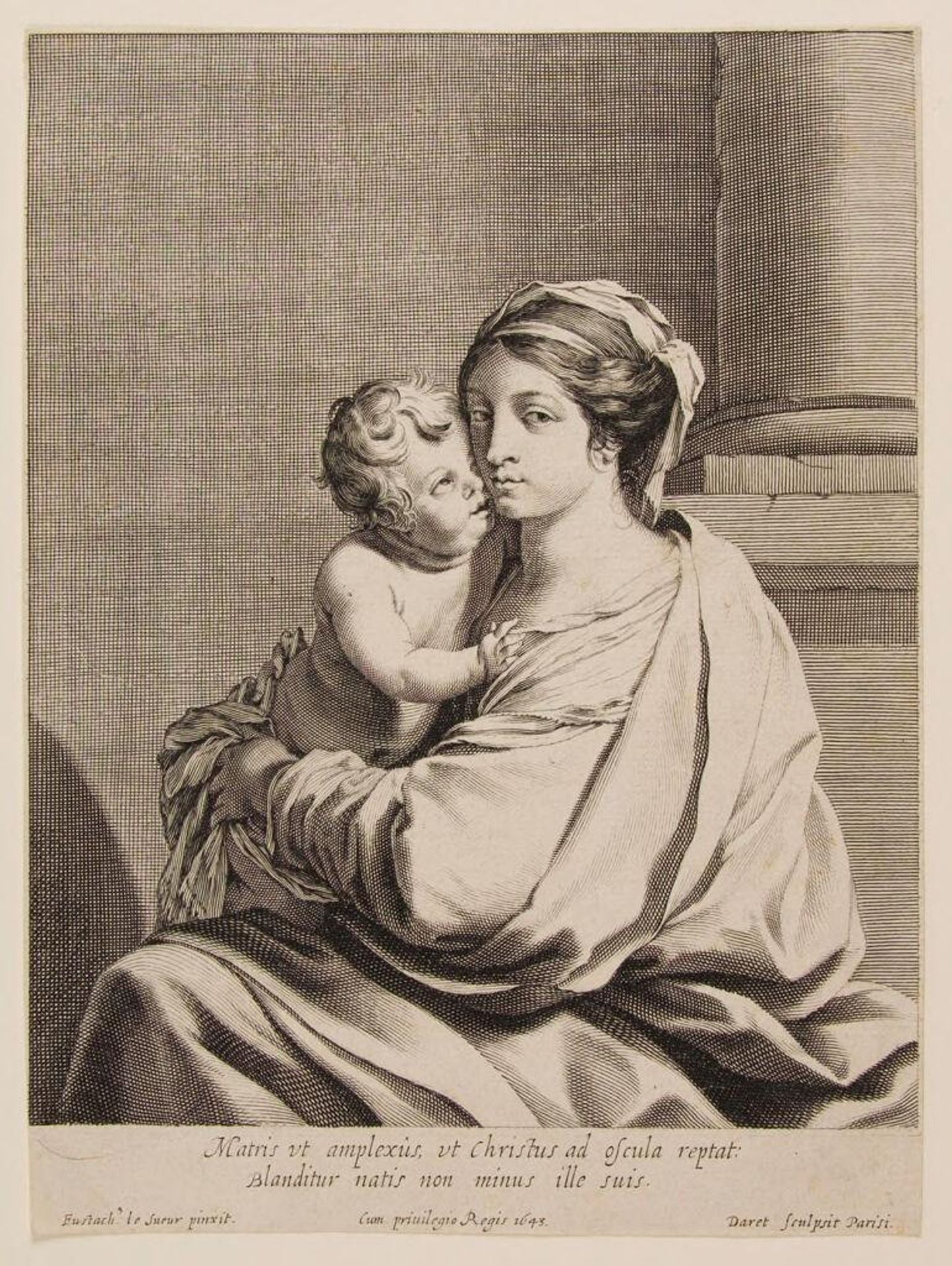 Madonna and Child by Pierre Daret