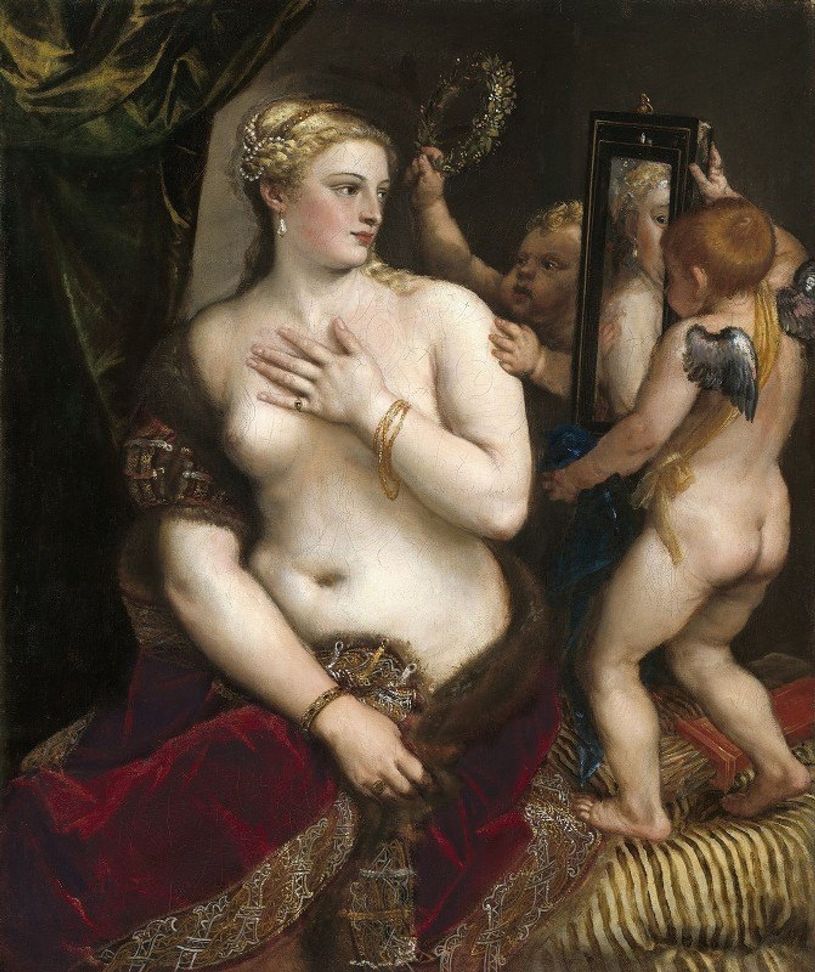 Venus With a Mirror by Titian