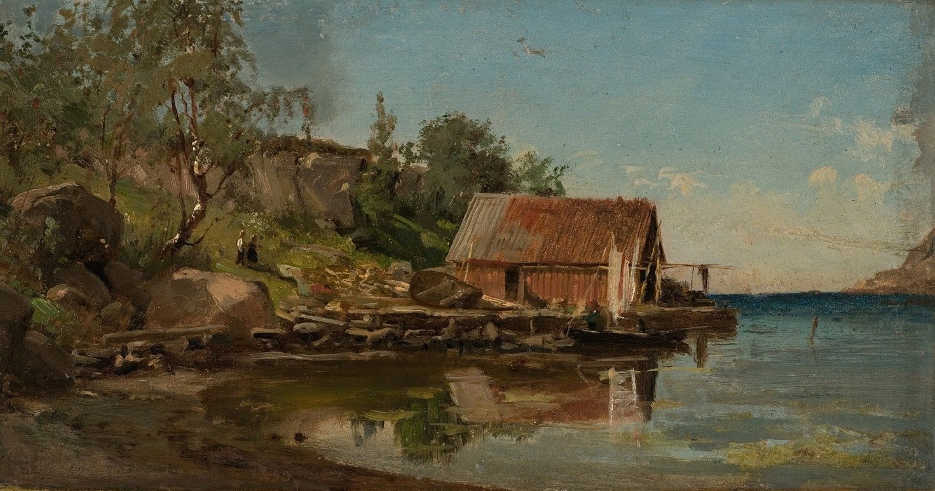 Fra Aaviken by Amaldus Nielsen