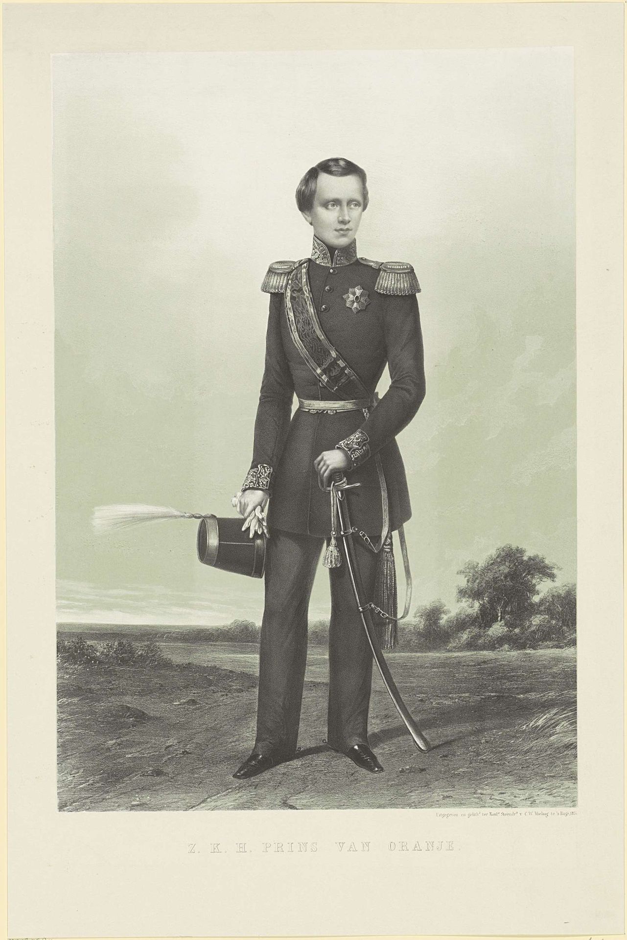 Portret van Willem, prins der Nederlanden by Anonymous