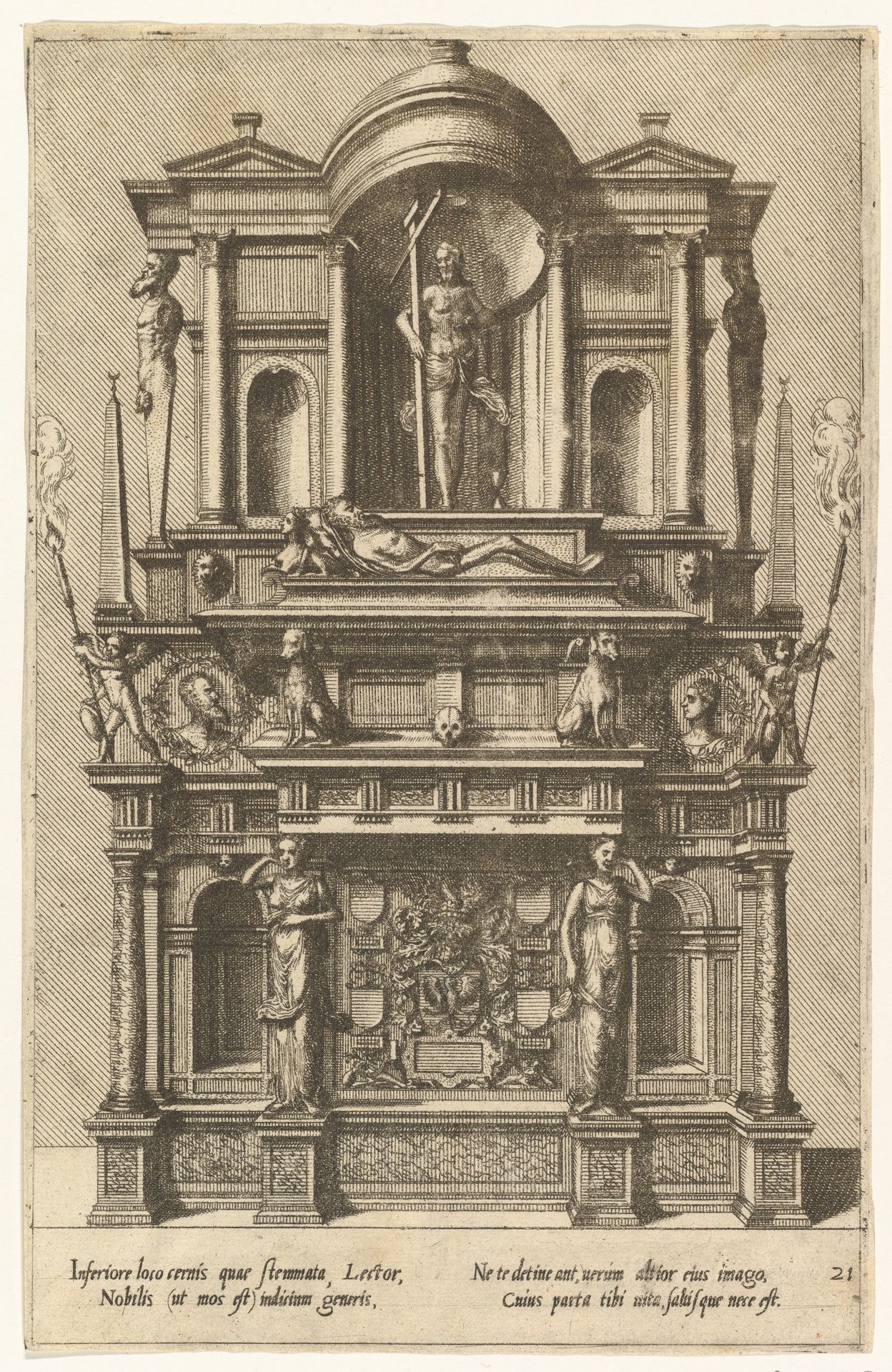 Cœnotaphiorum (21) by Hans Vredeman de Vries