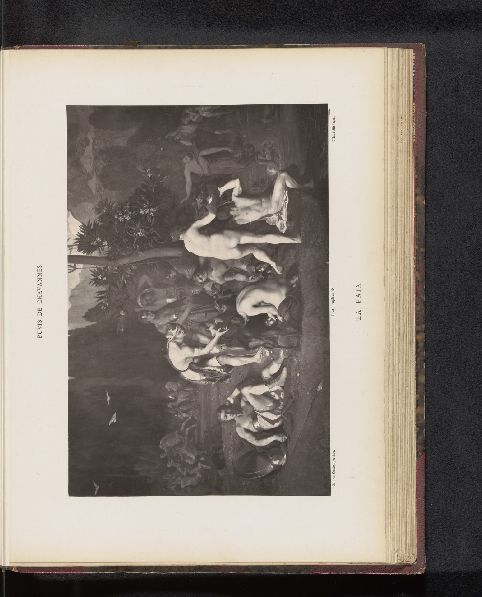 Reproductie van La paix door Pierre Puvis de Chavannes by Charles Michelez
