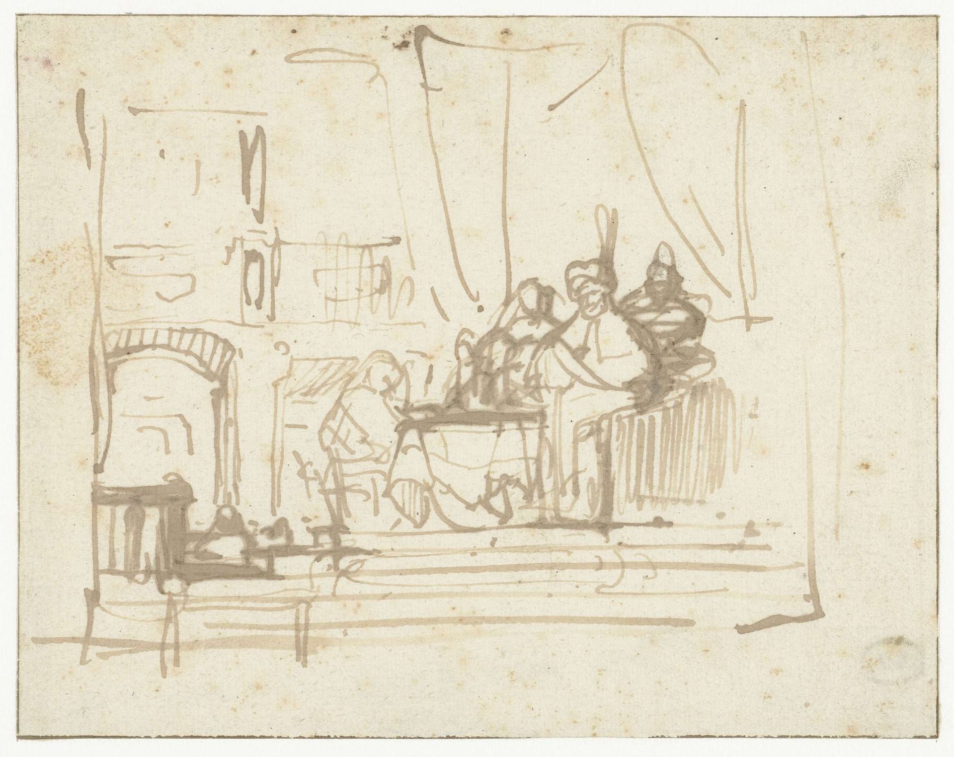 Banquet of Esther, Ahasuerus and Haman by Rembrandt van Rijn