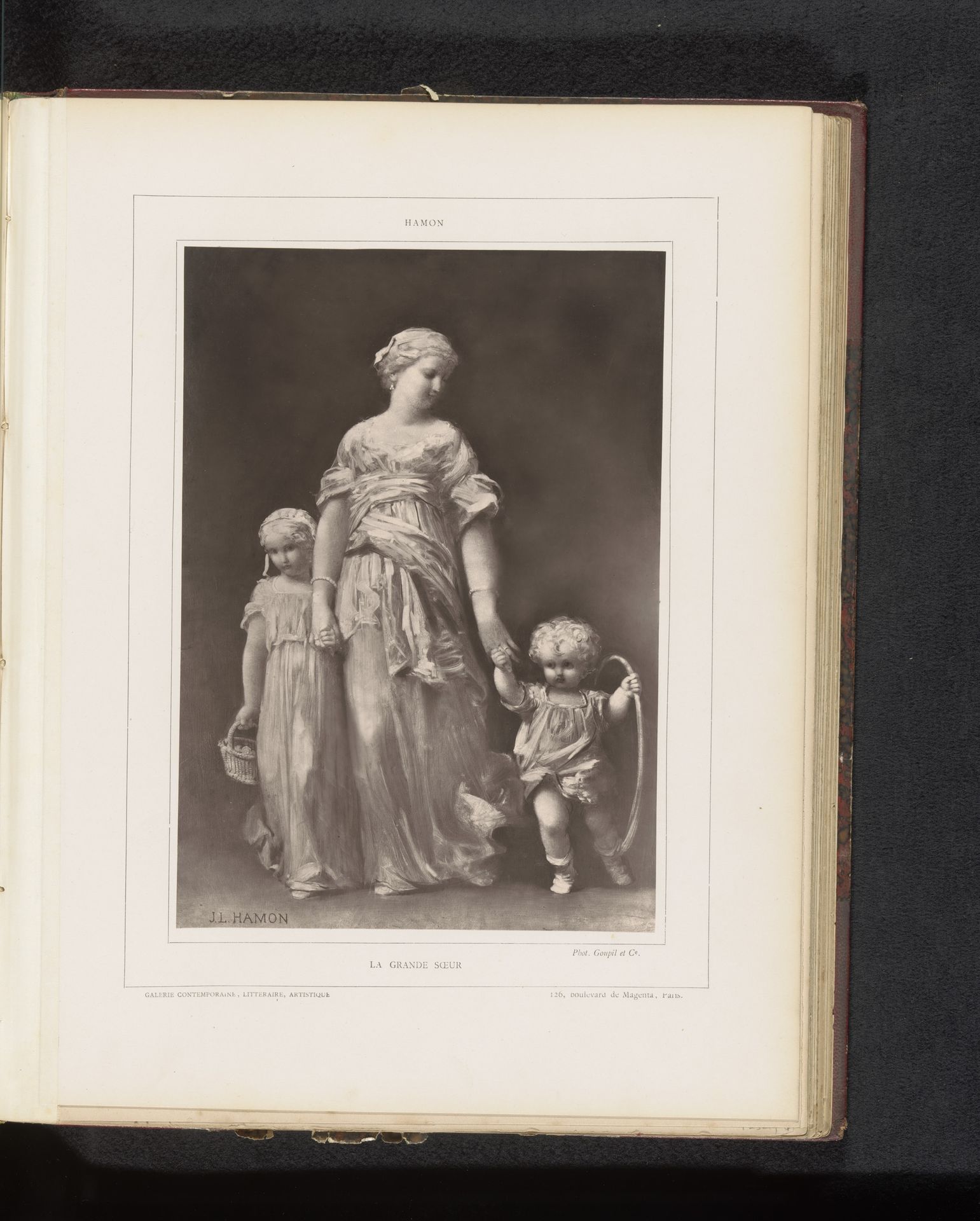 Reproductie van La grande soeur door Jean-Louis Hamon by Anonymous
