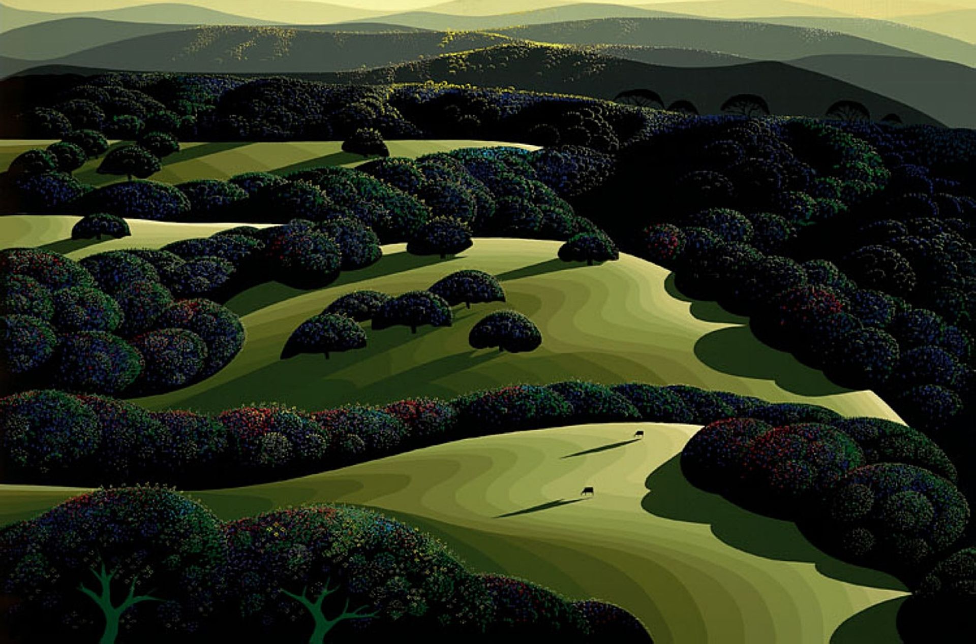 Late Afternoon by Eyvind Earle