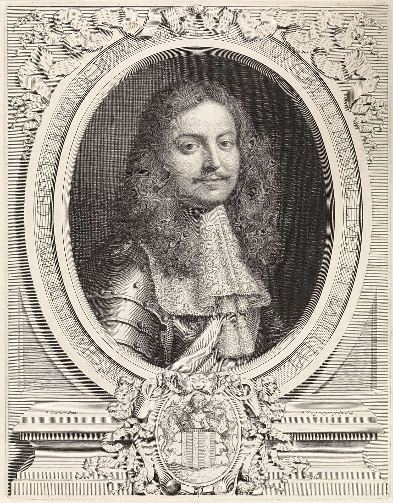 Portret van Charles de Hoüel by Pieter van Schuppen
