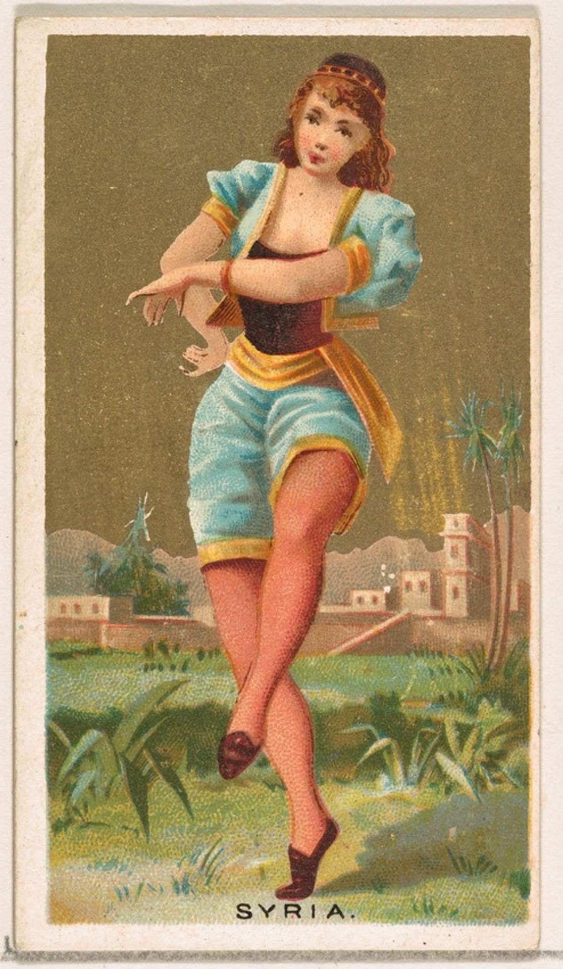 Syria, from the Dancing Girls of the World series (N185) issued by Wm. S. Kimball & Co. by William S. Kimball & Company