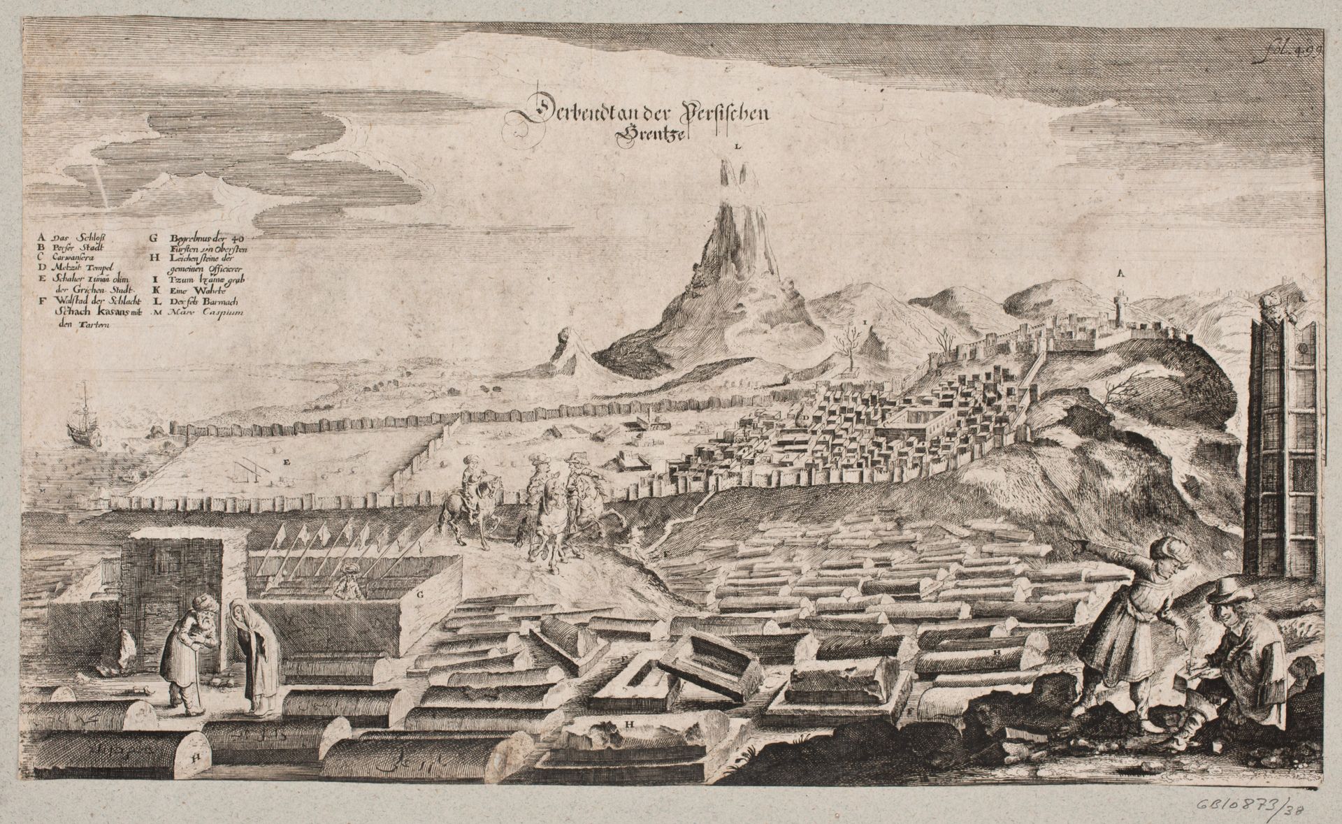 Gravplads ved den persiske grænse by Anonymous