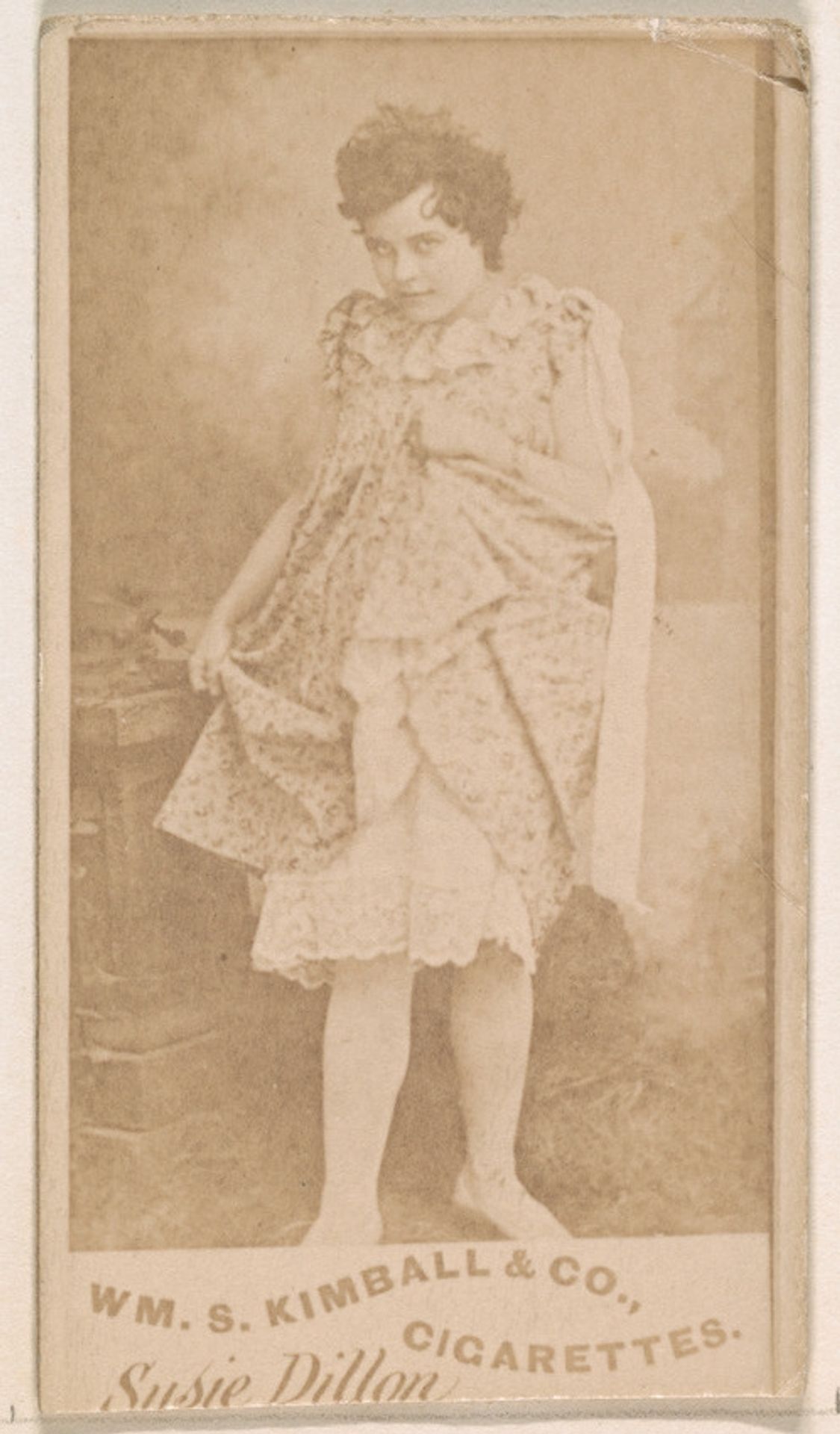 Susie Dillon, from the Actresses series (N203) issued by Wm. S. Kimball & Co. by William S. Kimball & Company