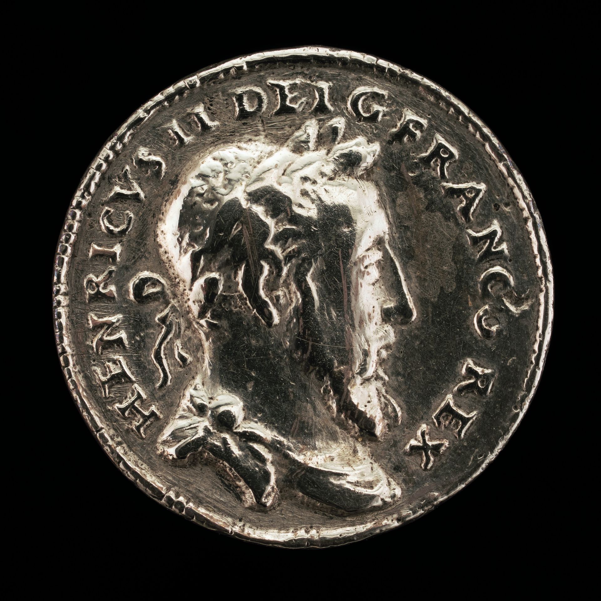 Henri II, 1519-1559, King of France 1547 [obverse] by Etienne Delaune