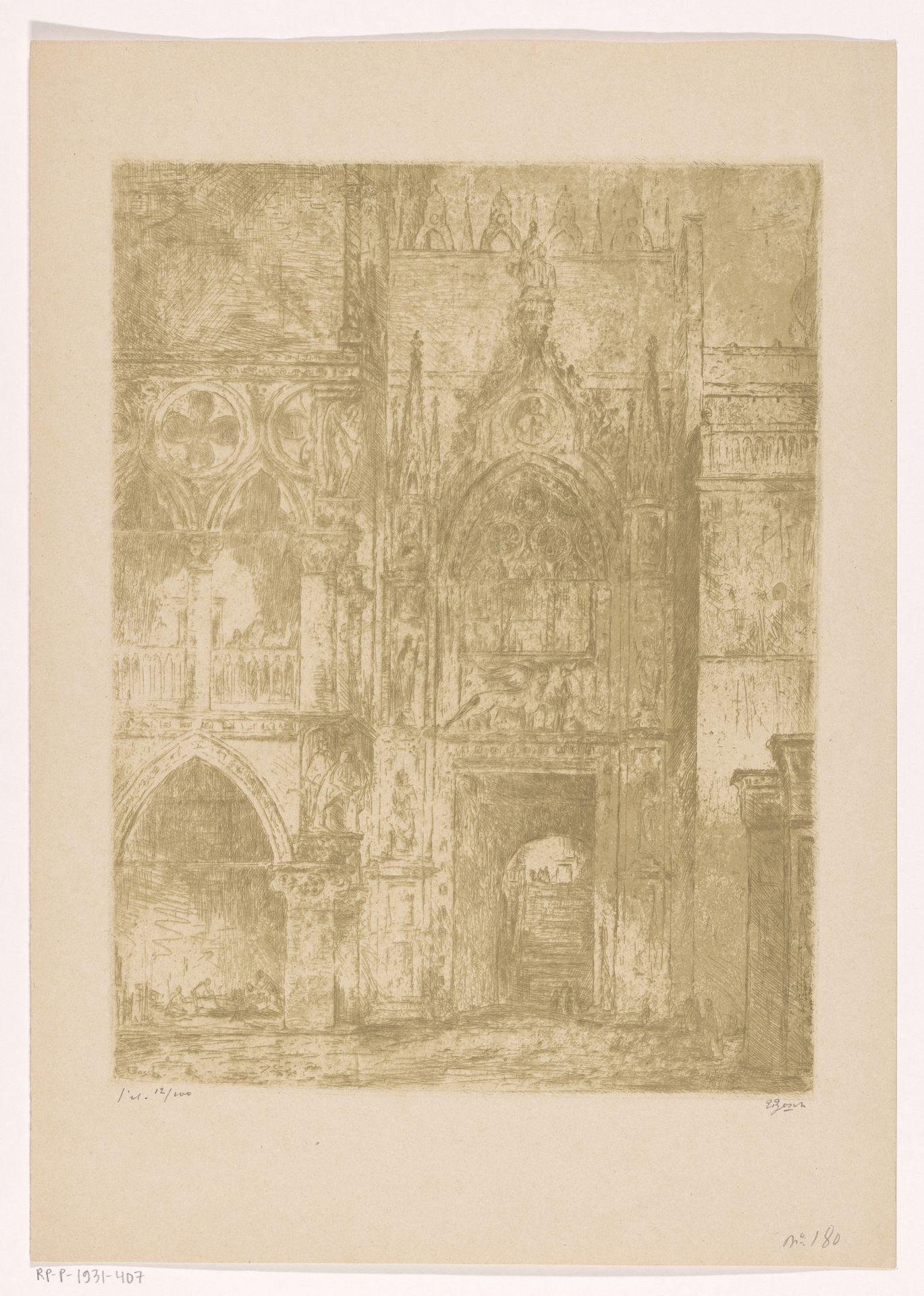 Dogepaleis in Venetië by Etienne Bosch