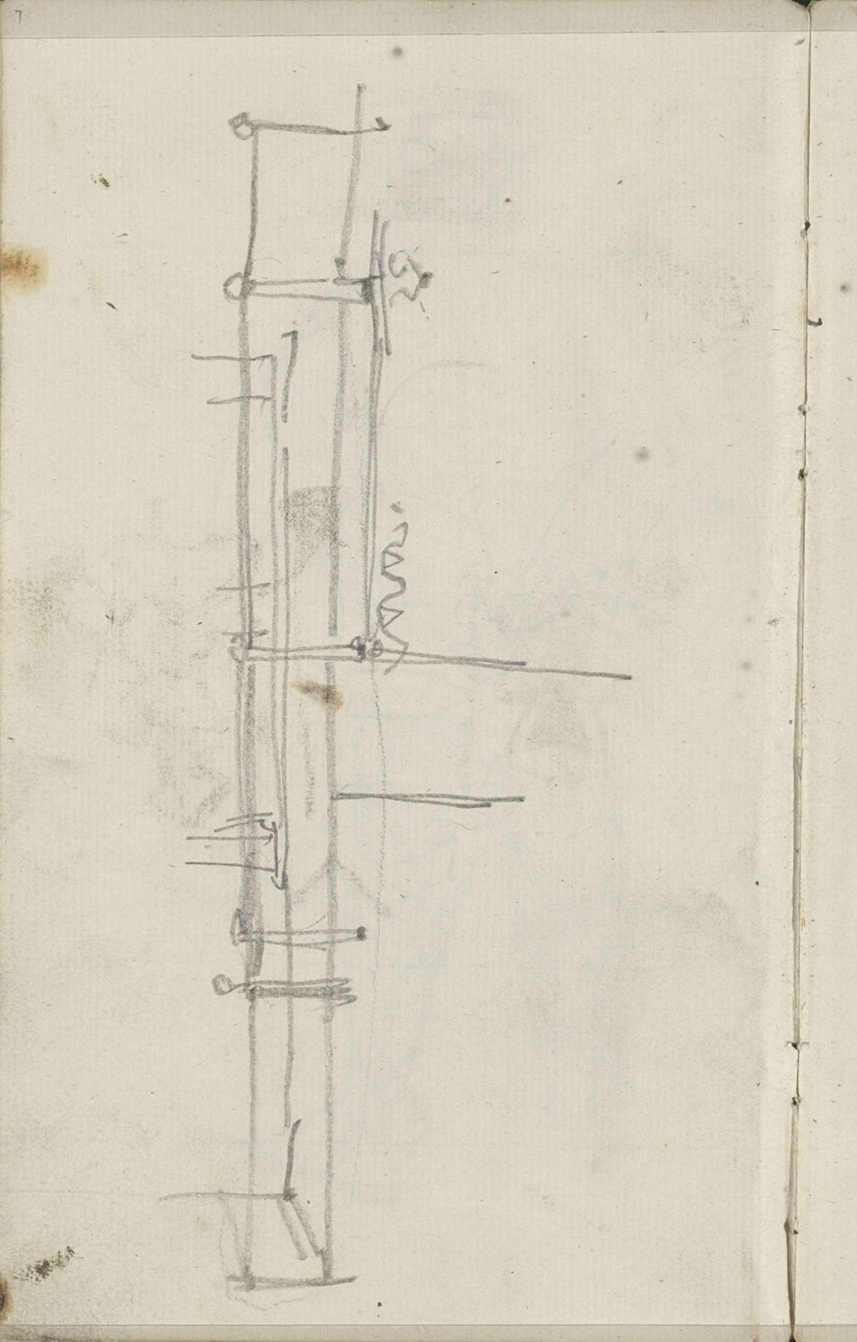 Balustrade van een gebouw te Scheveningen by George Hendrik Breitner