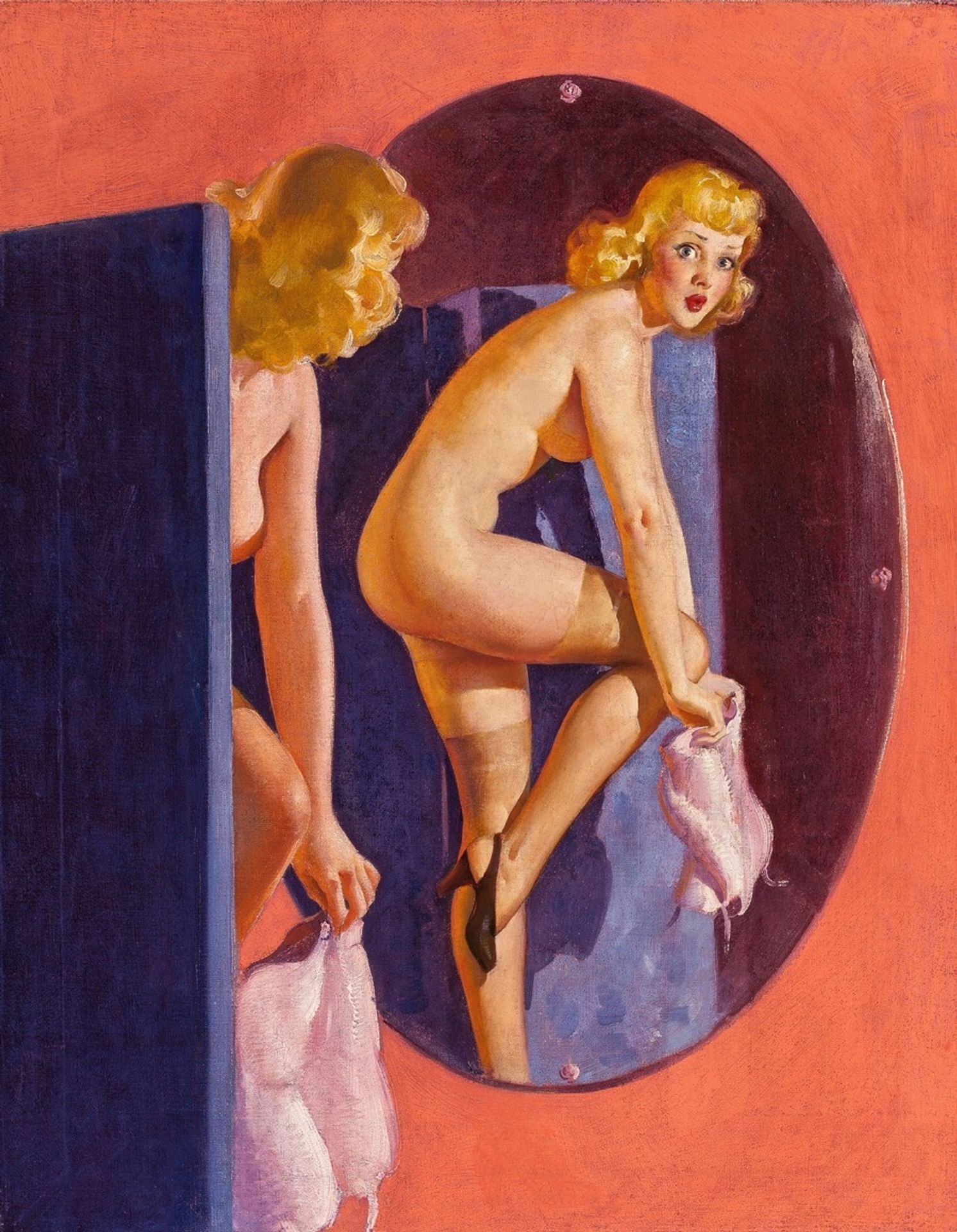 Over-Exposure by Gil Elvgren