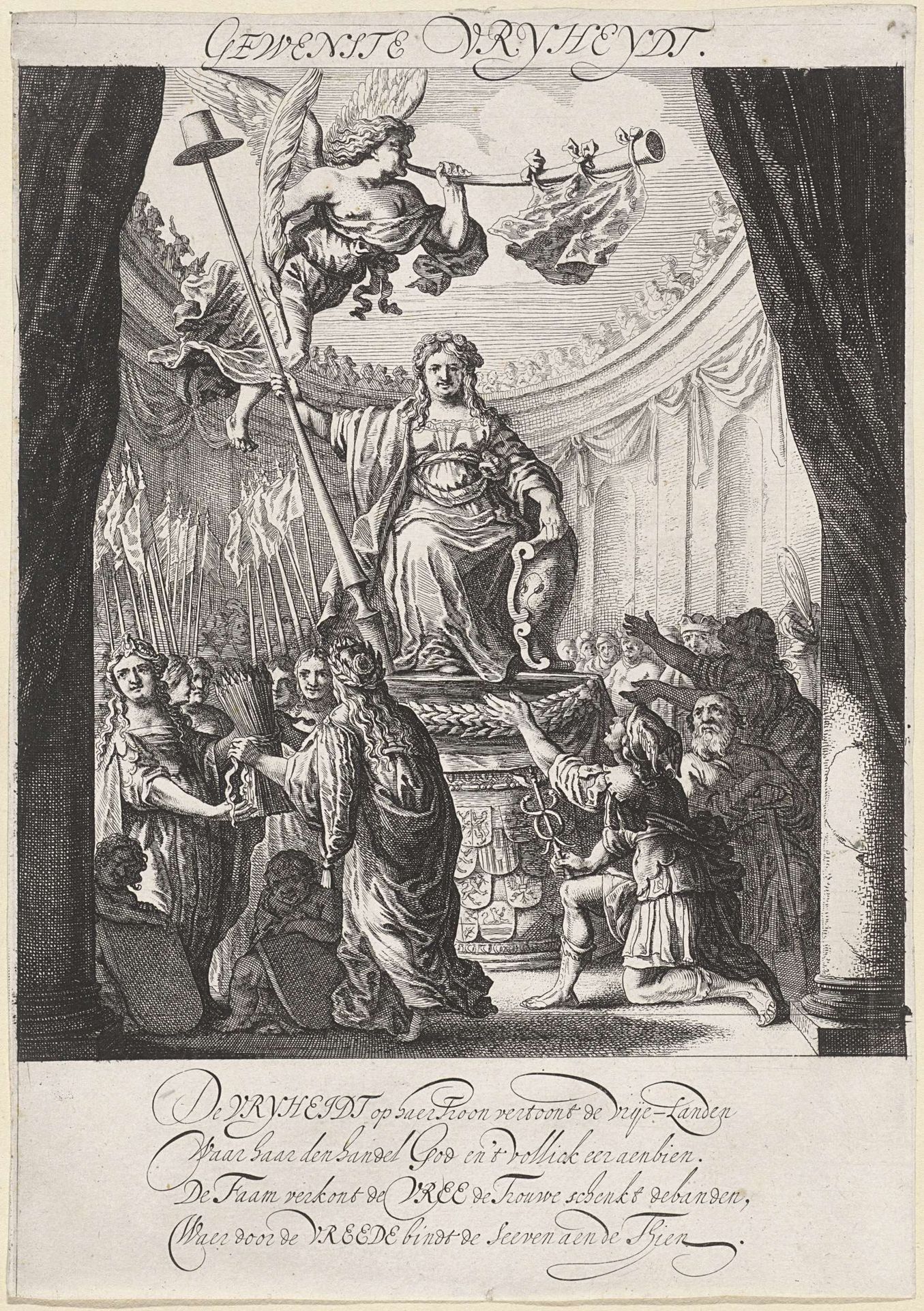 Vertoning van de Gewenste Vrijheid, 1648 by Salomon Savery