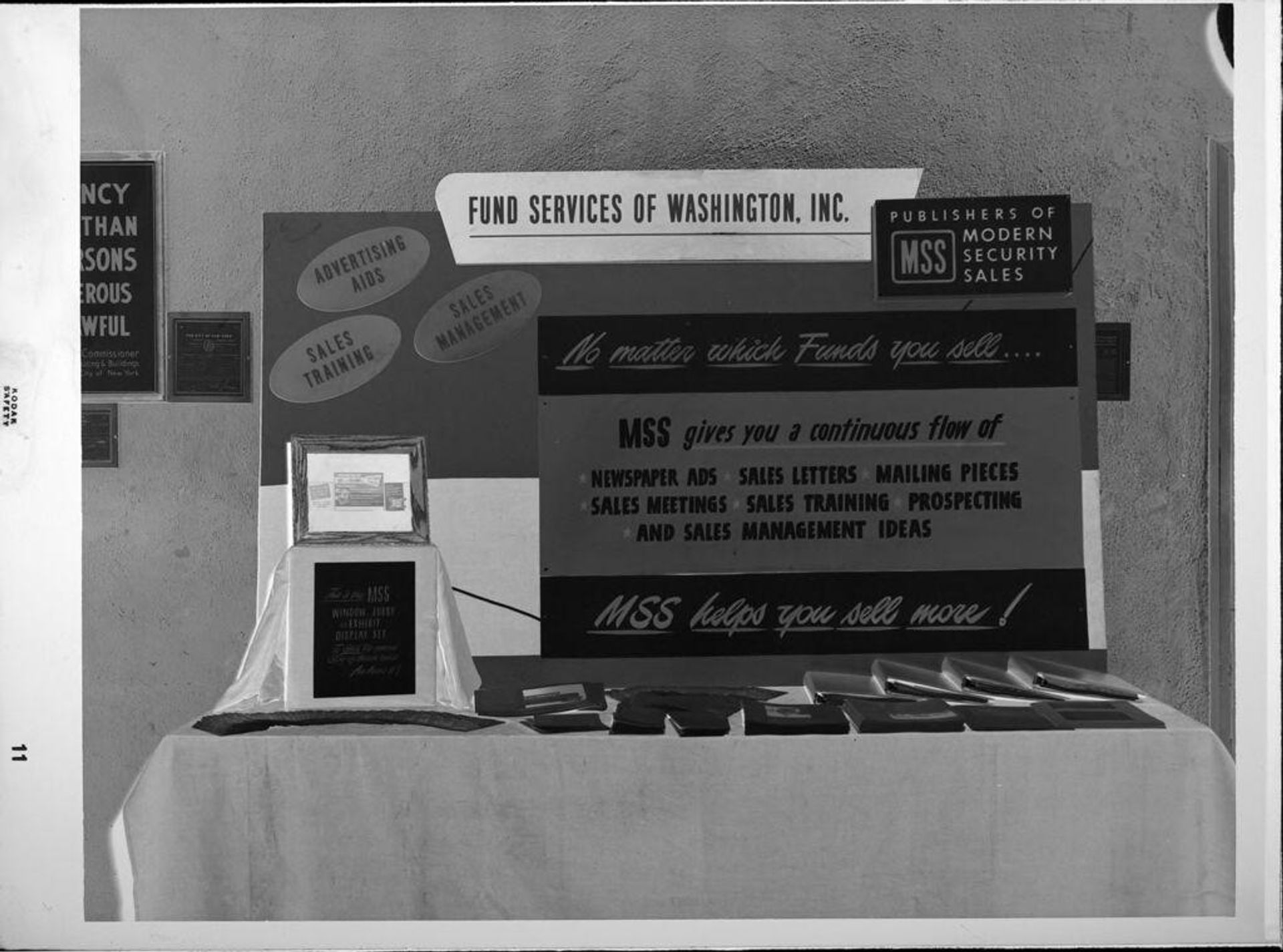 Untitled (poster for Modern Security Sales) by Jean Raeburn