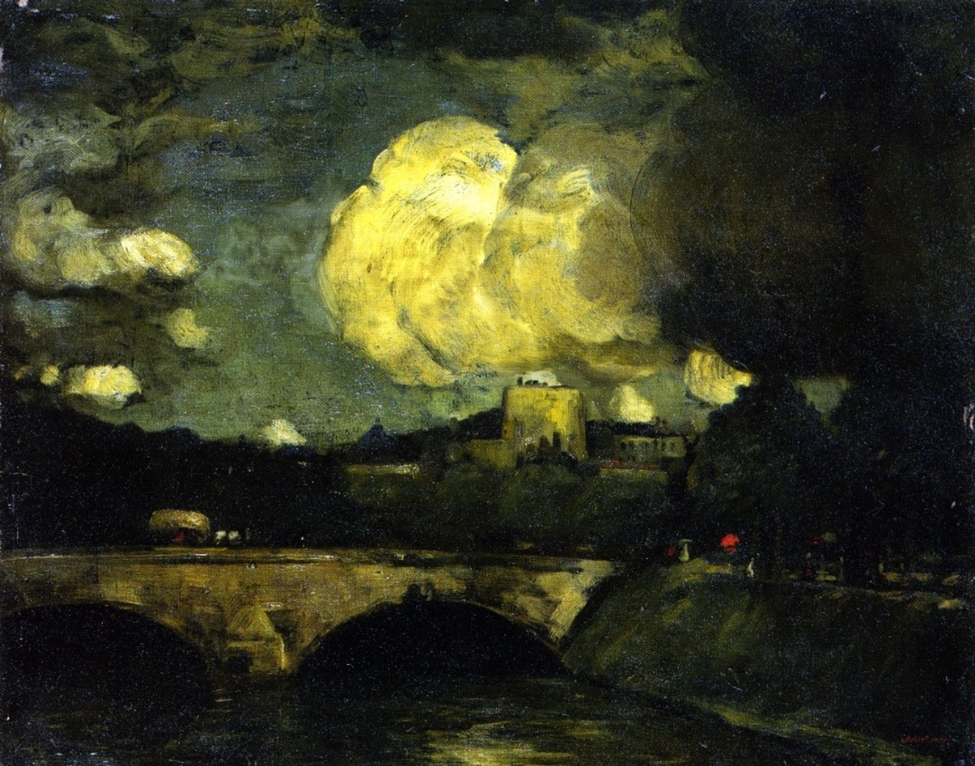 The Rain Clouds (Paris) by Robert Henri