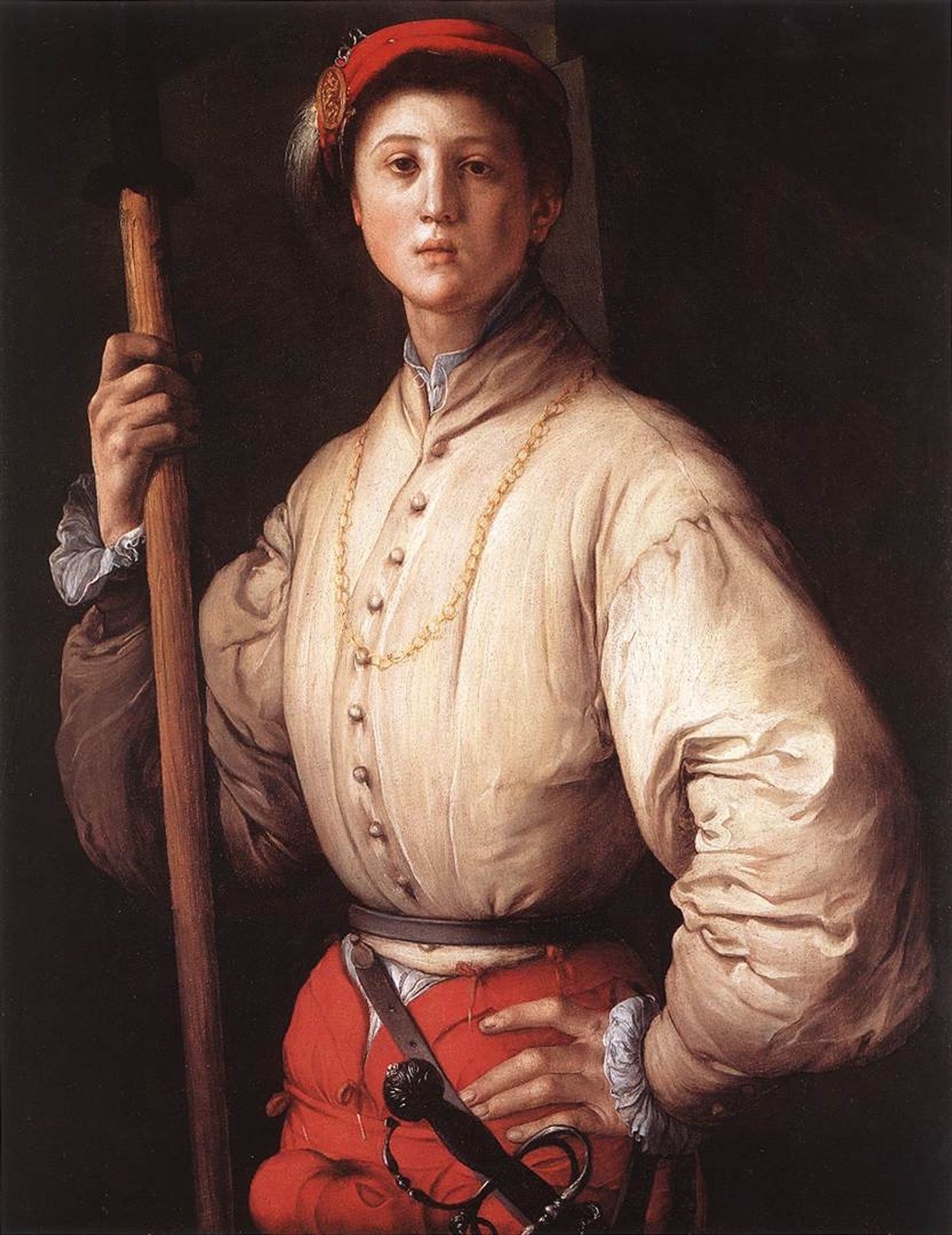 Halberdier by Jacopo Pontormo