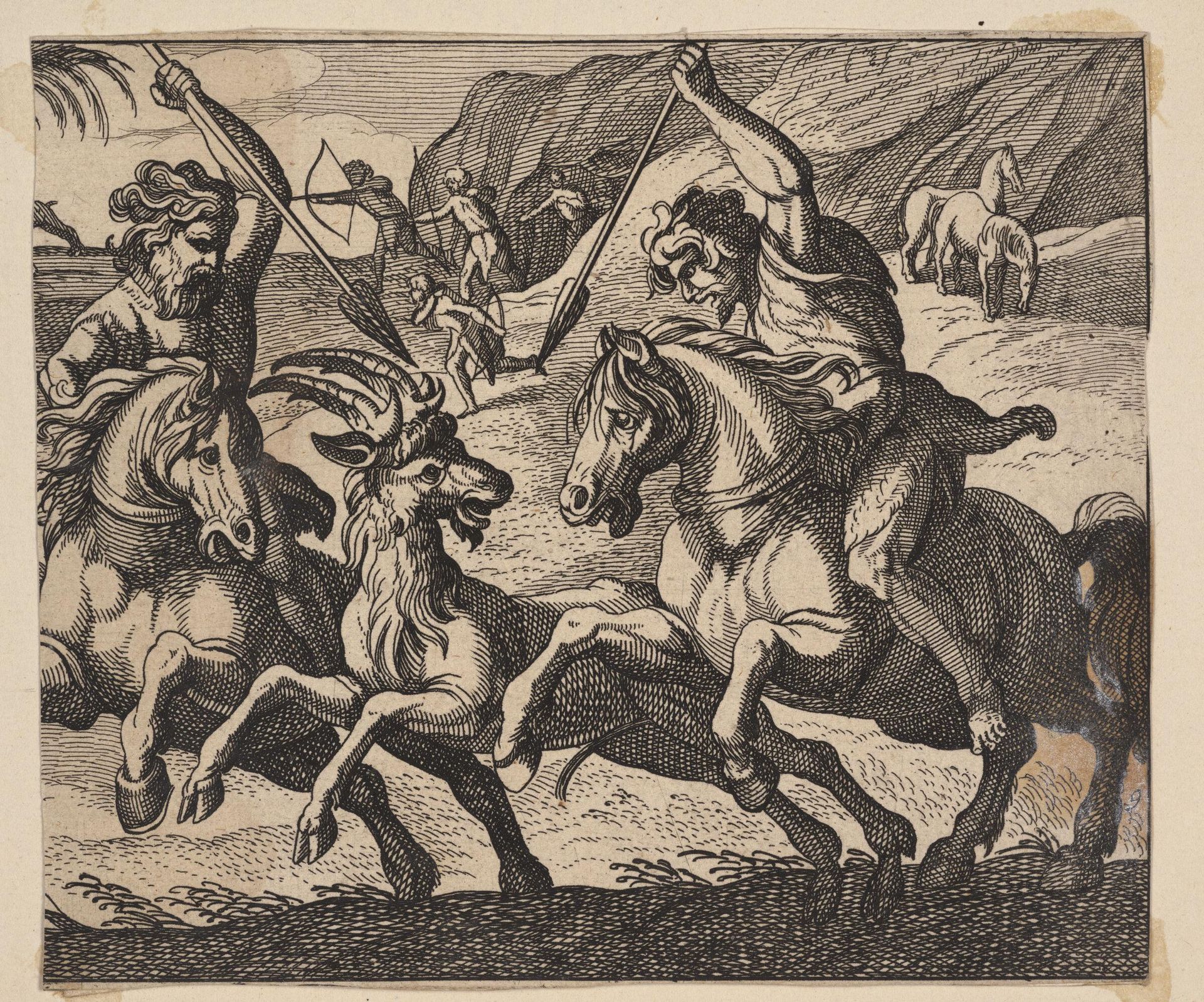 Antelope Hunt by Antonio Tempesta
