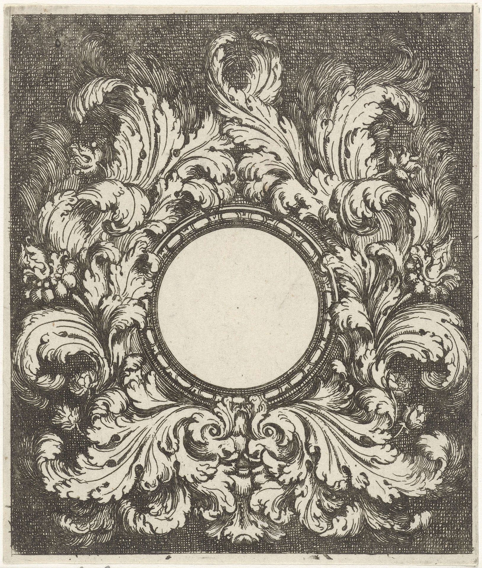 Ornamenteel medaillon by Gerard de Lairesse