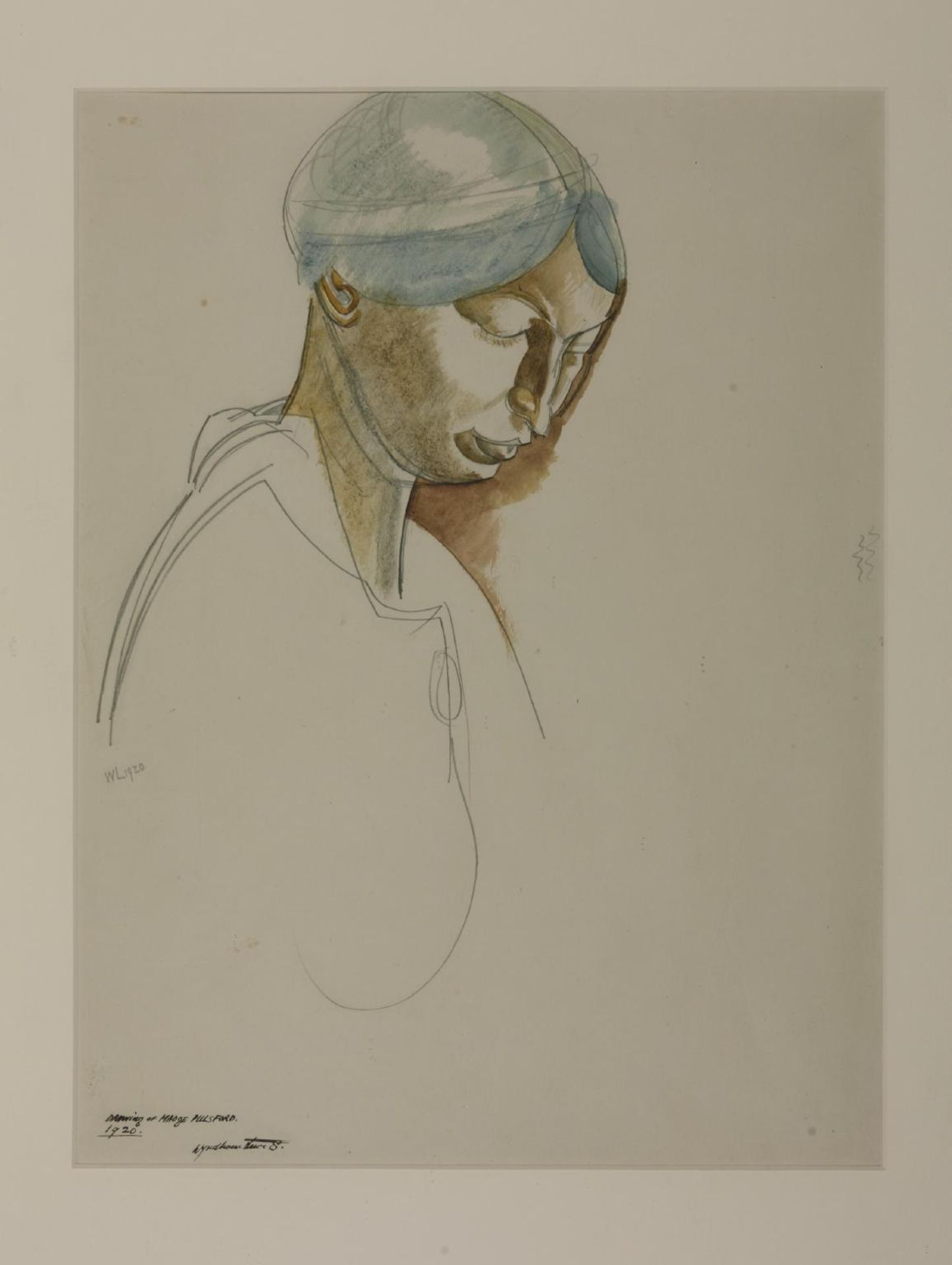 Madge Pulsford by Wyndham Lewis