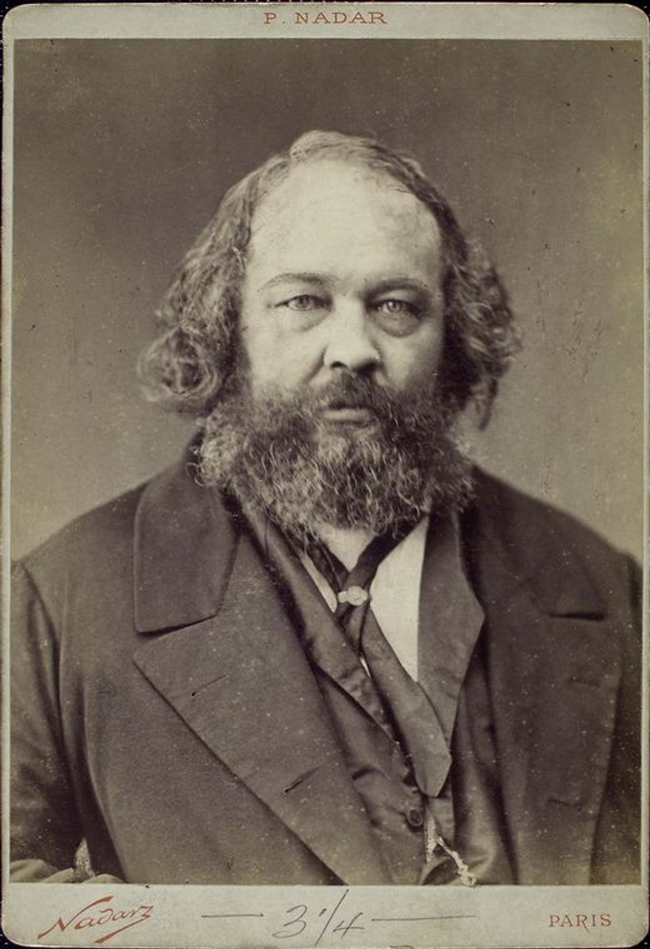 Mikhail Bakunin in the Middle of His Career by Felix Nadar