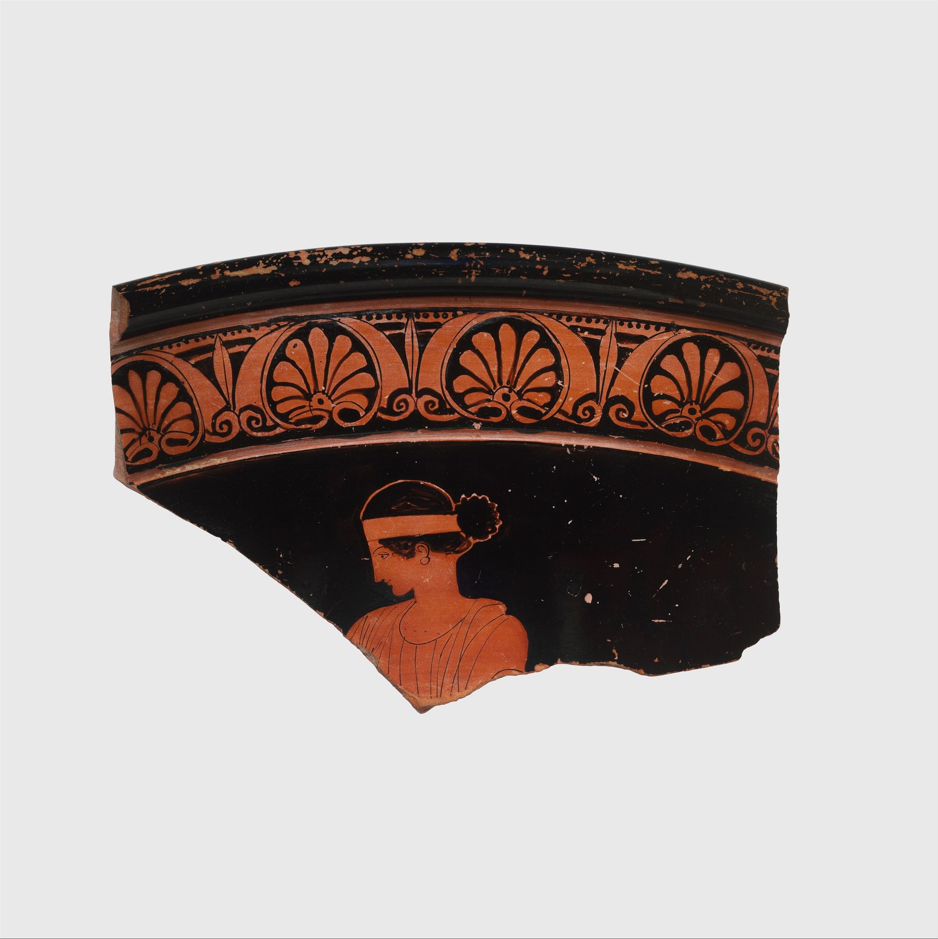 Fragment of a terracotta calyx-krater (bowl for mixing wine and water) by Anonymous