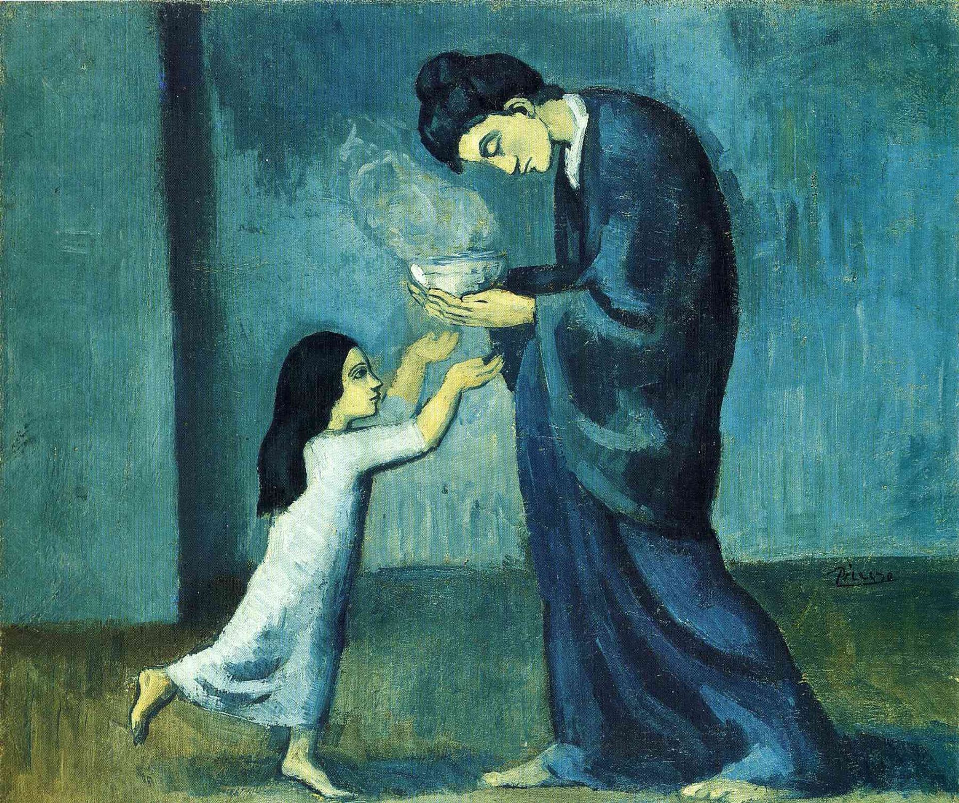 The soup by Pablo Picasso