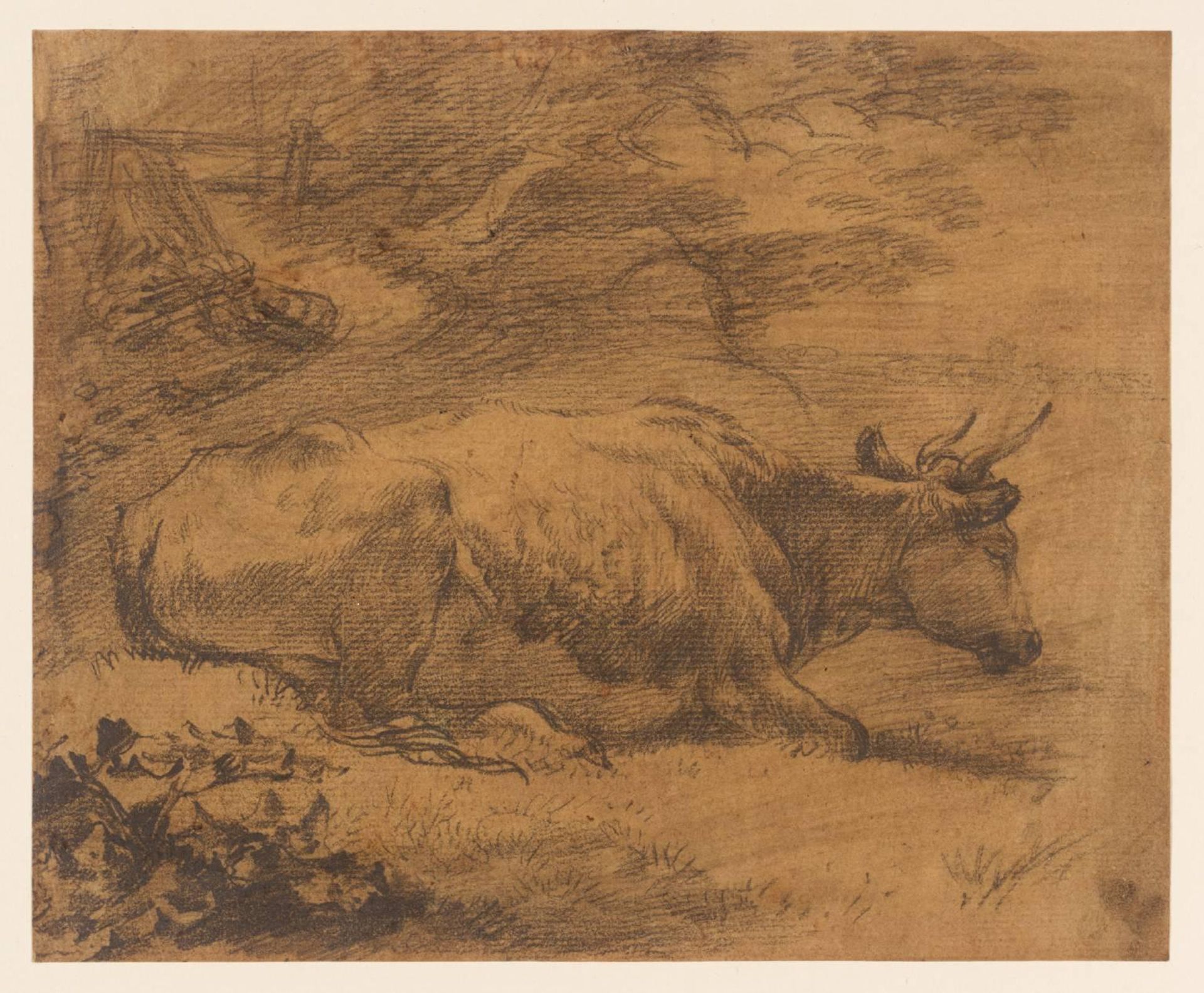 Study of a Cow in a Landscape by Thomas Gainsborough