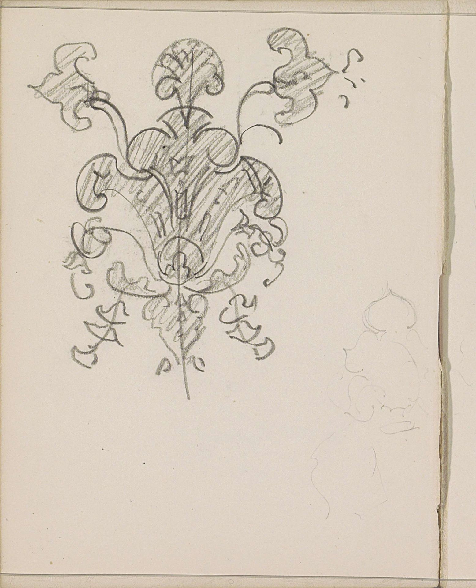 Ornament met plantmotief by Reijer Stolk