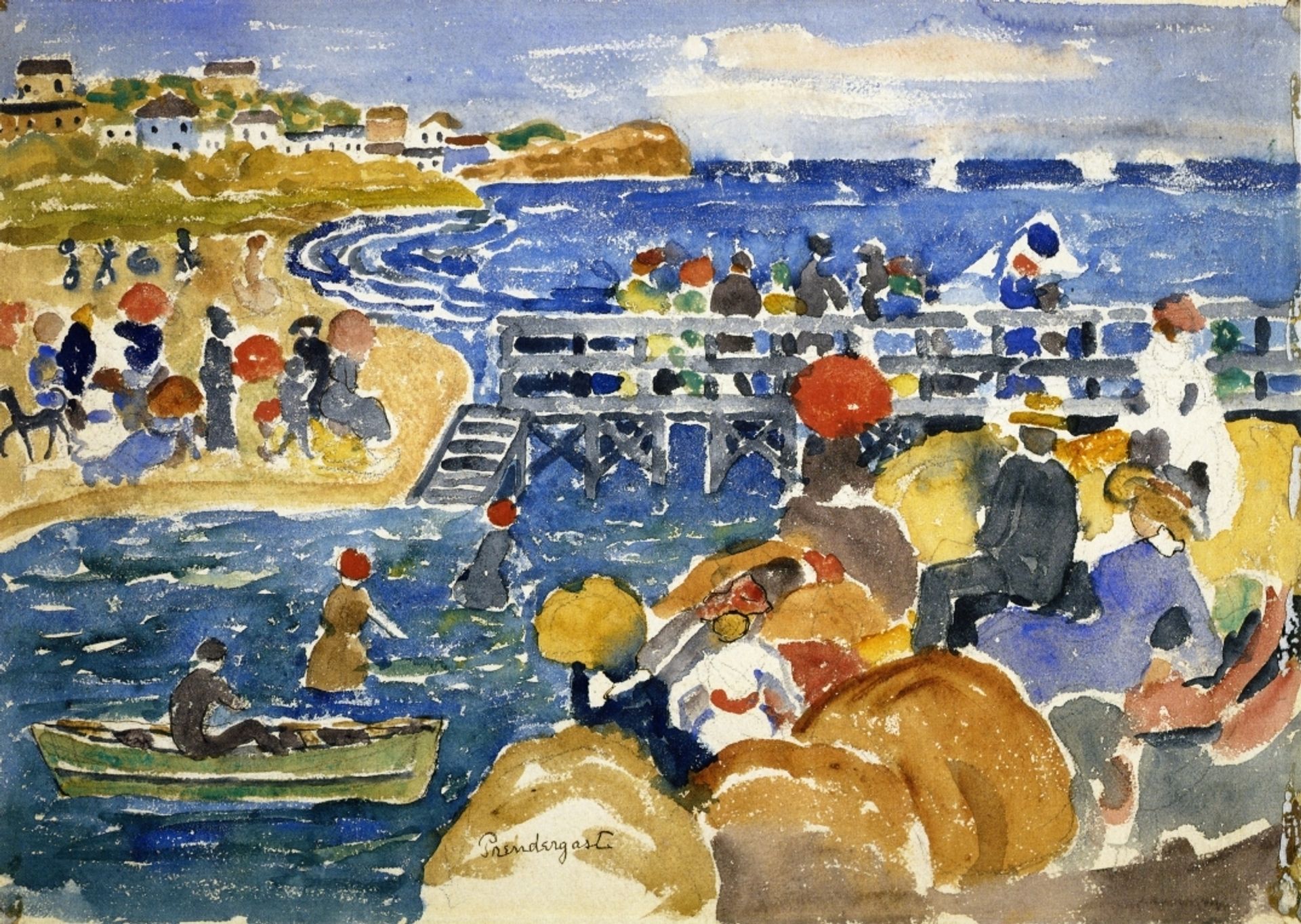 Long Beach by Maurice Prendergast