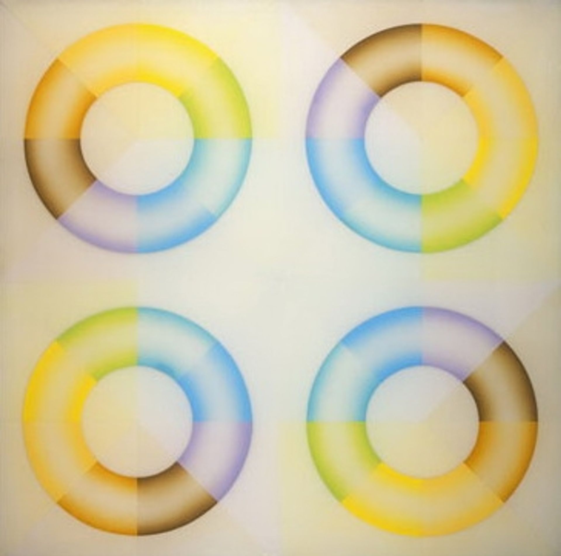Pasadena Lifesavers Yellow Series #2 by Judy Chicago