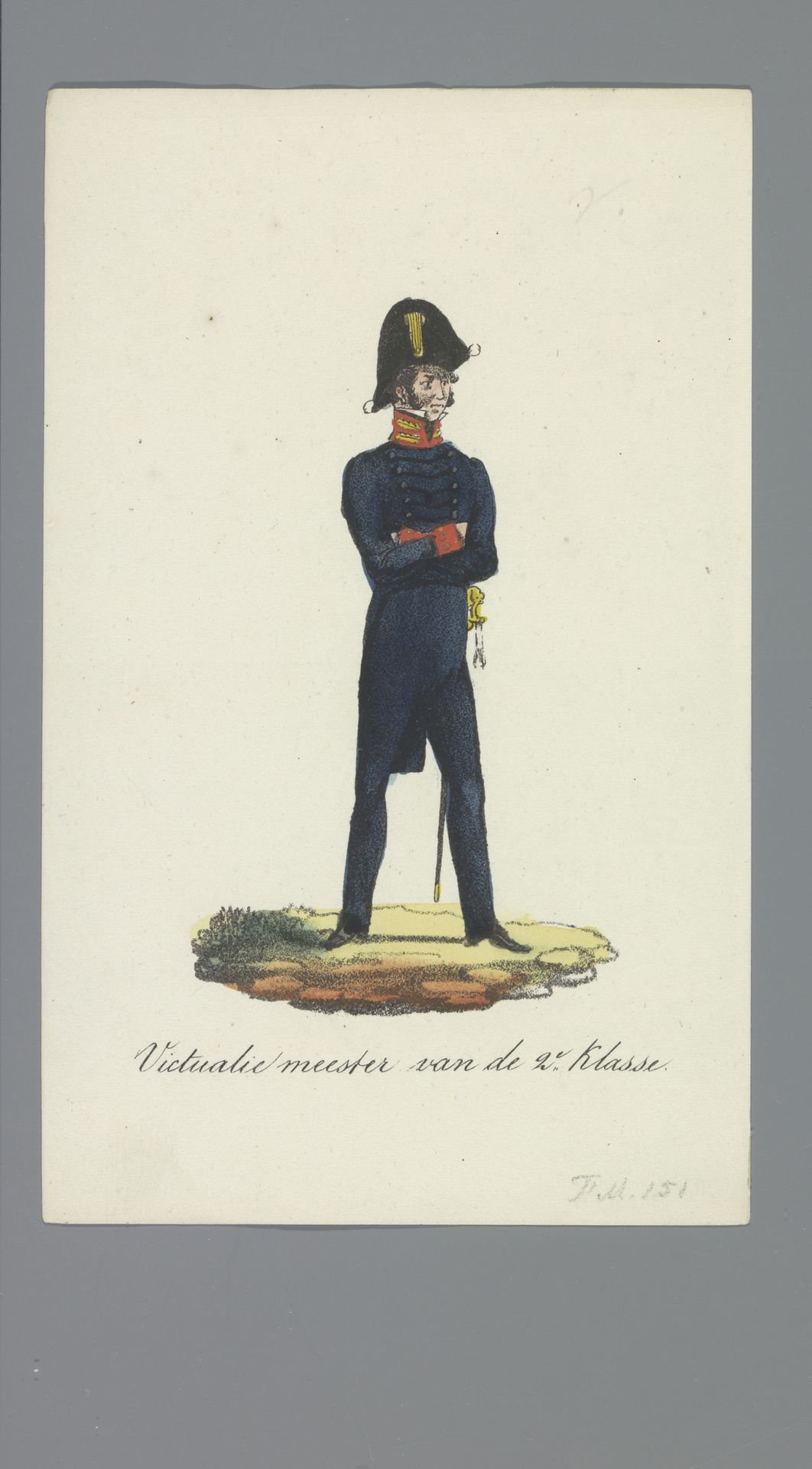 Victualie meester van de 2e Klasse by Albertus Verhoesen