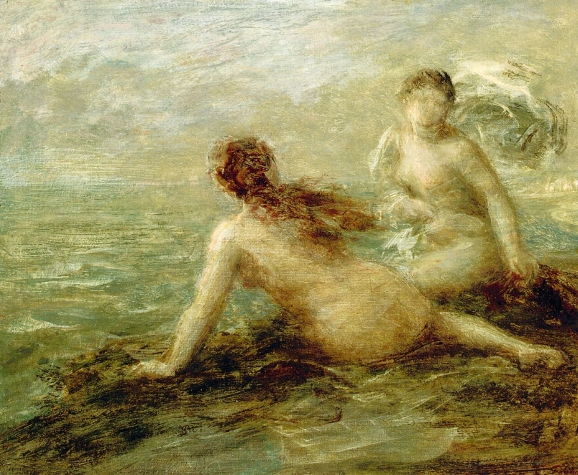 Bathers by the Sea by Henri Fantin-Latour